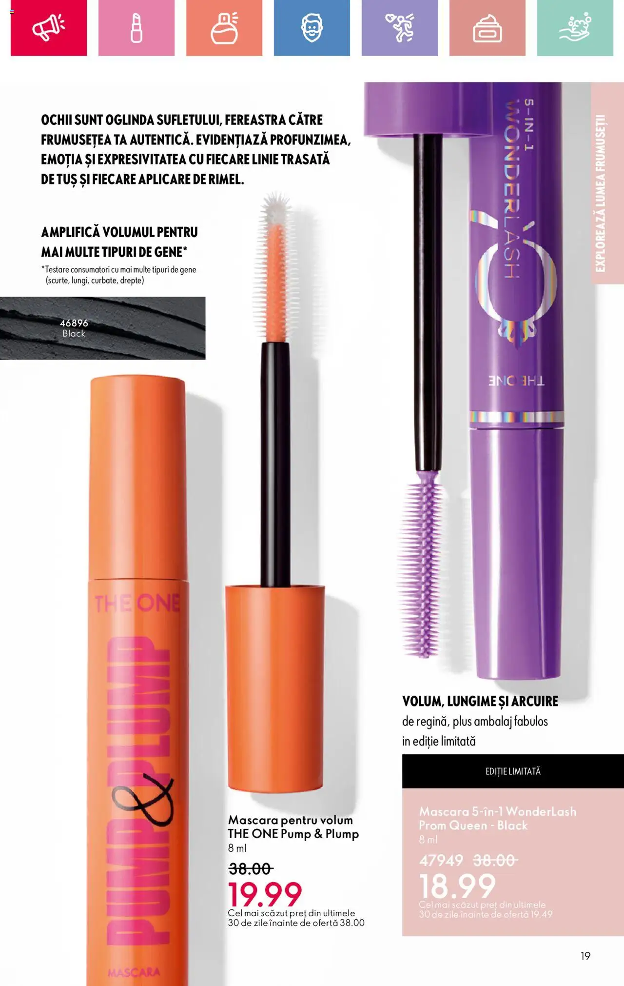 Catalog Oriflame 20 August - 8 Septembrie 2025 | Pagina 19 | Produse: Fereastră, Oglindă, Mascara