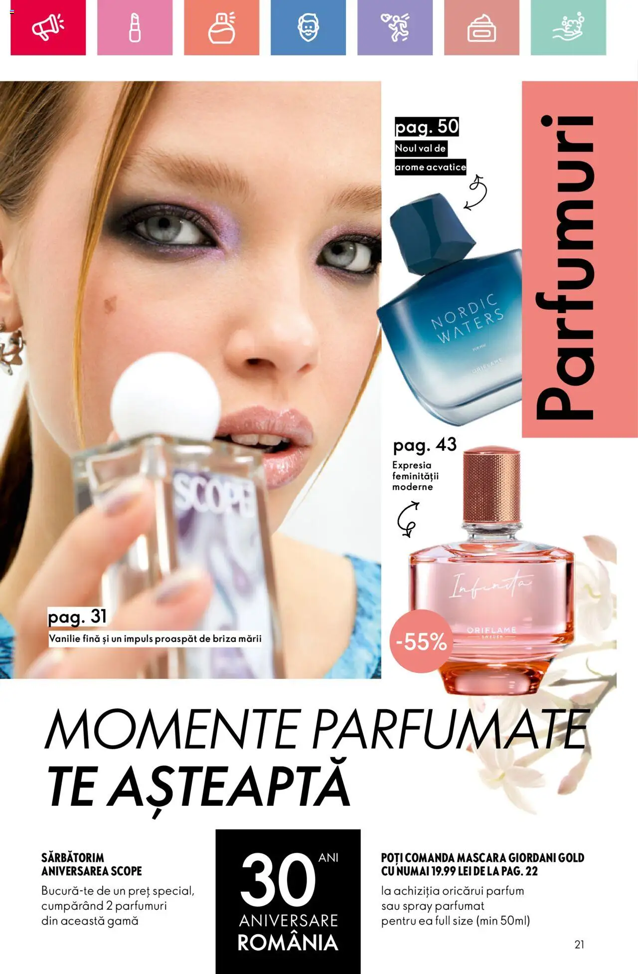Catalog Oriflame 20 August - 8 Septembrie 2025 | Pagina 21 | Produse: Parfum, Mascara