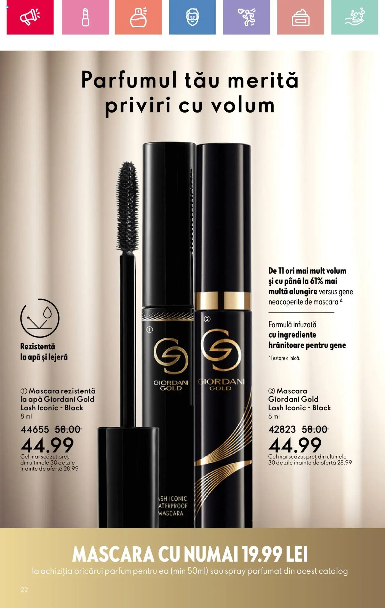 Catalog Oriflame 20 August - 8 Septembrie 2025 | Pagina 22 | Produse: Parfum, Mascara, Apă