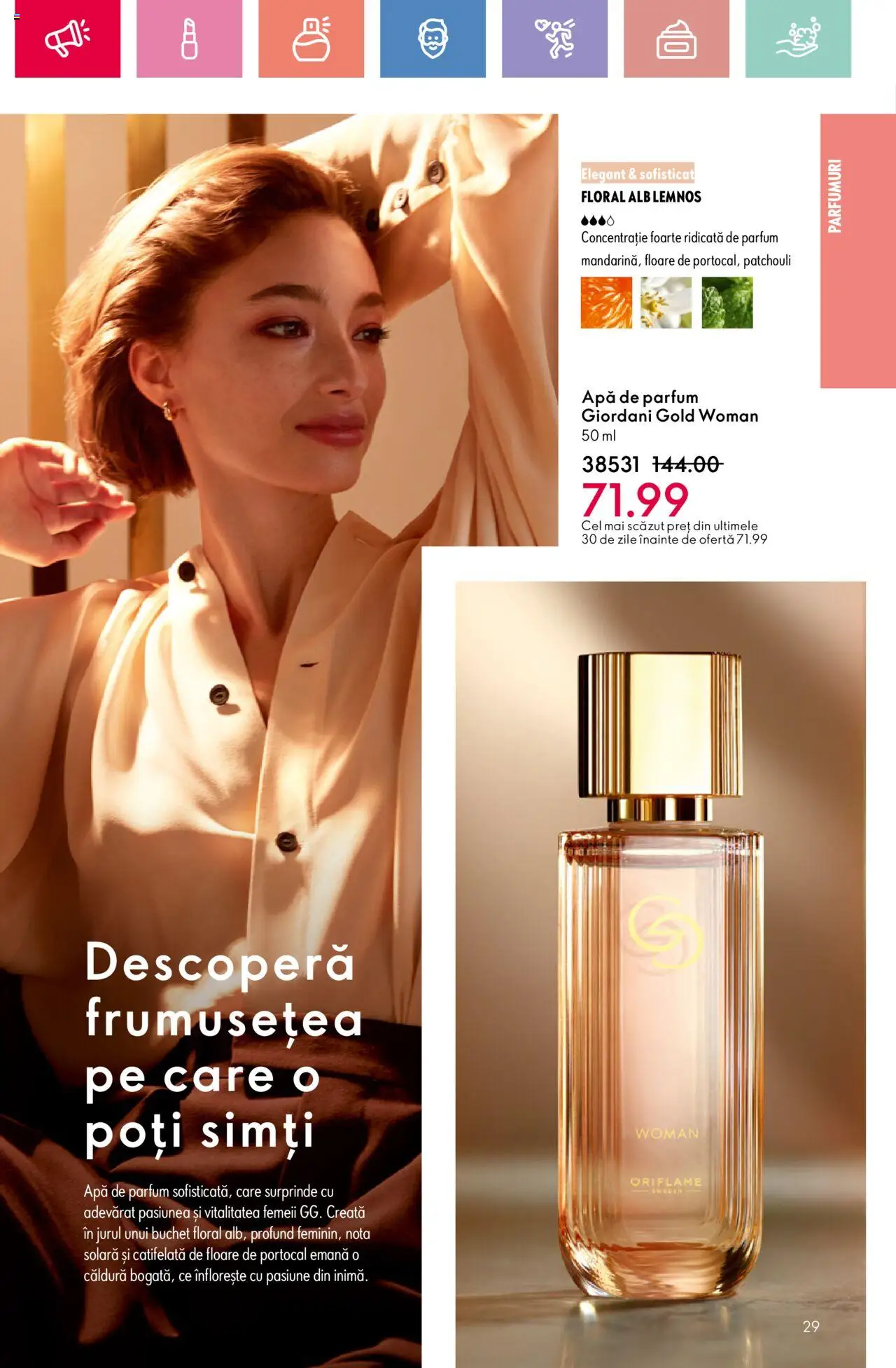 Catalog Oriflame 20 August - 8 Septembrie 2025 | Pagina 29 | Produse: Apă de parfum, Parfum, Apă