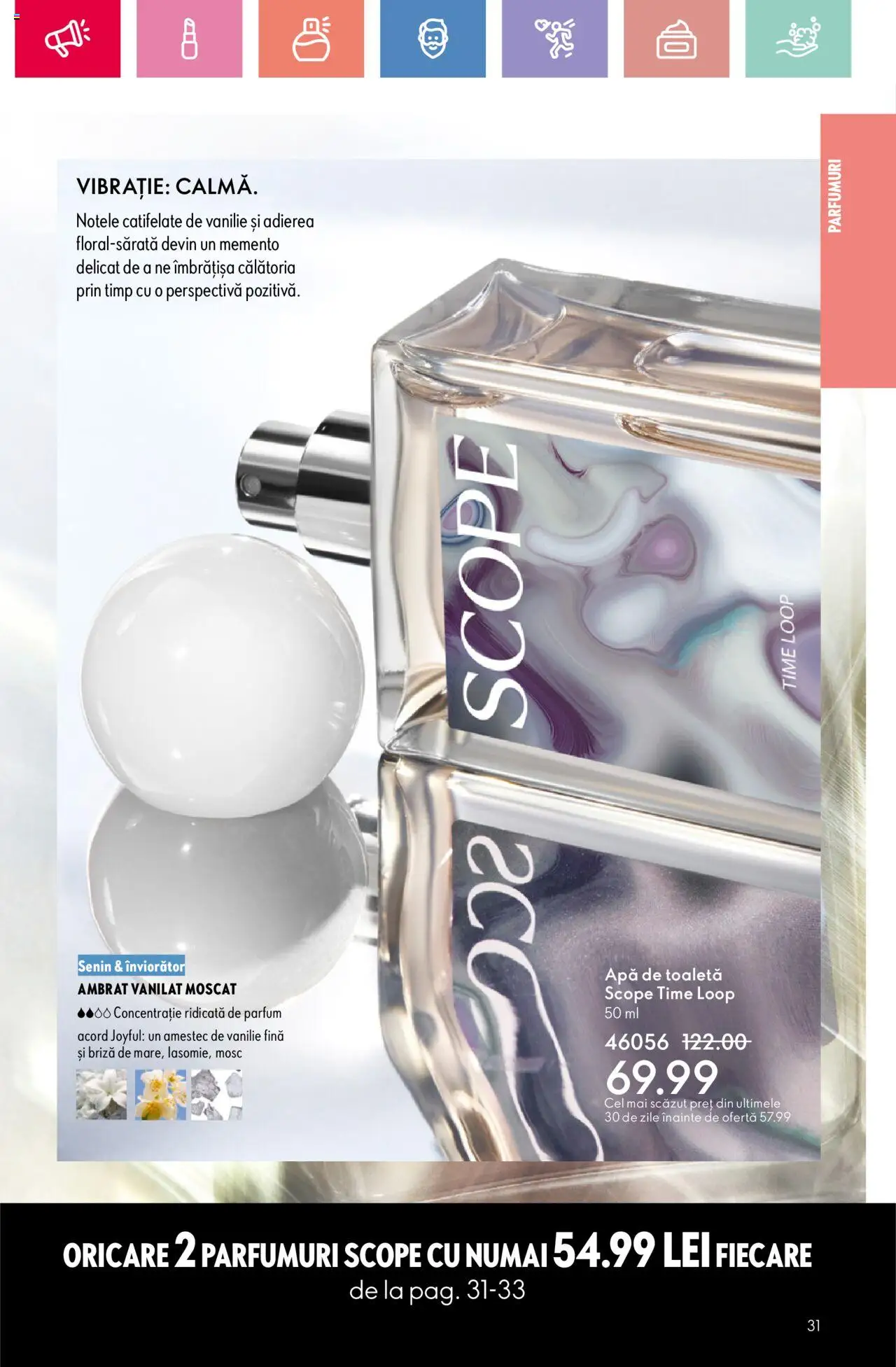 Catalog Oriflame 20 August - 8 Septembrie 2025 | Pagina 31 | Produse: Toaletă, Parfum, Apă de toaletă, Apă