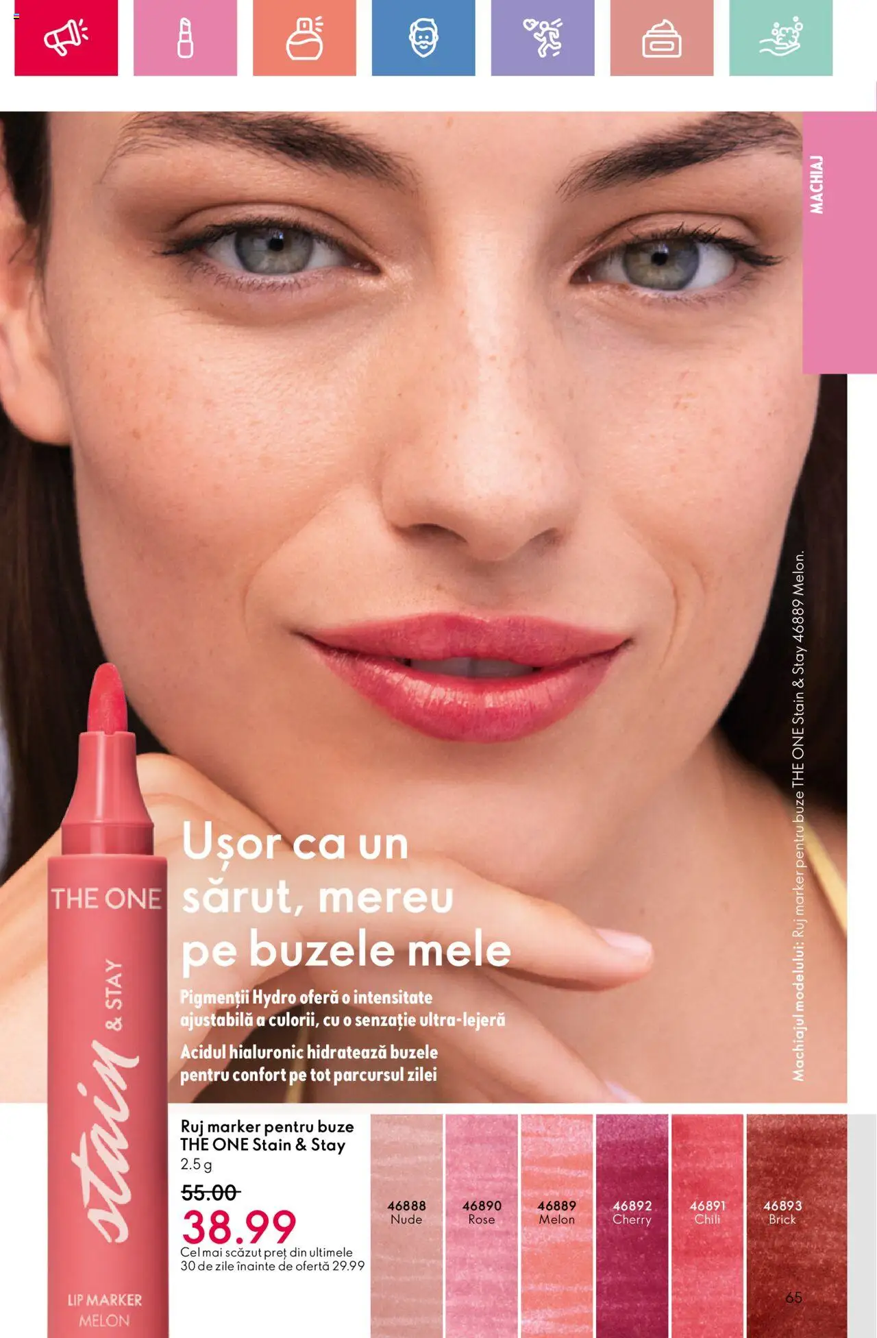 Catalog Oriflame 20 August - 8 Septembrie 2025 | Pagina 65 | Produse: Machiaj, Ruj