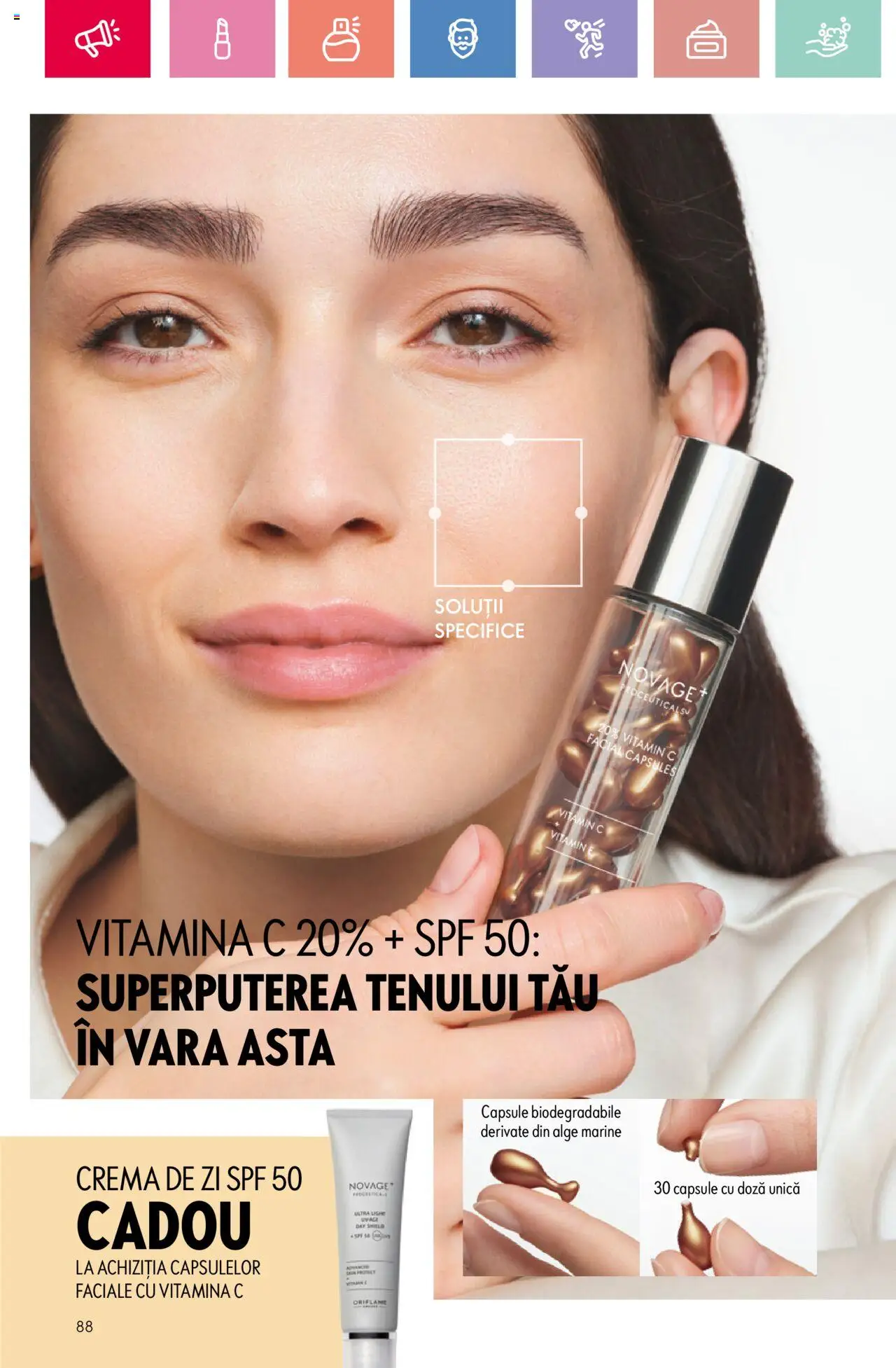 Catalog Oriflame 20 August - 8 Septembrie 2025 | Pagina 88 | Produse: Cremă de zi, Cremă