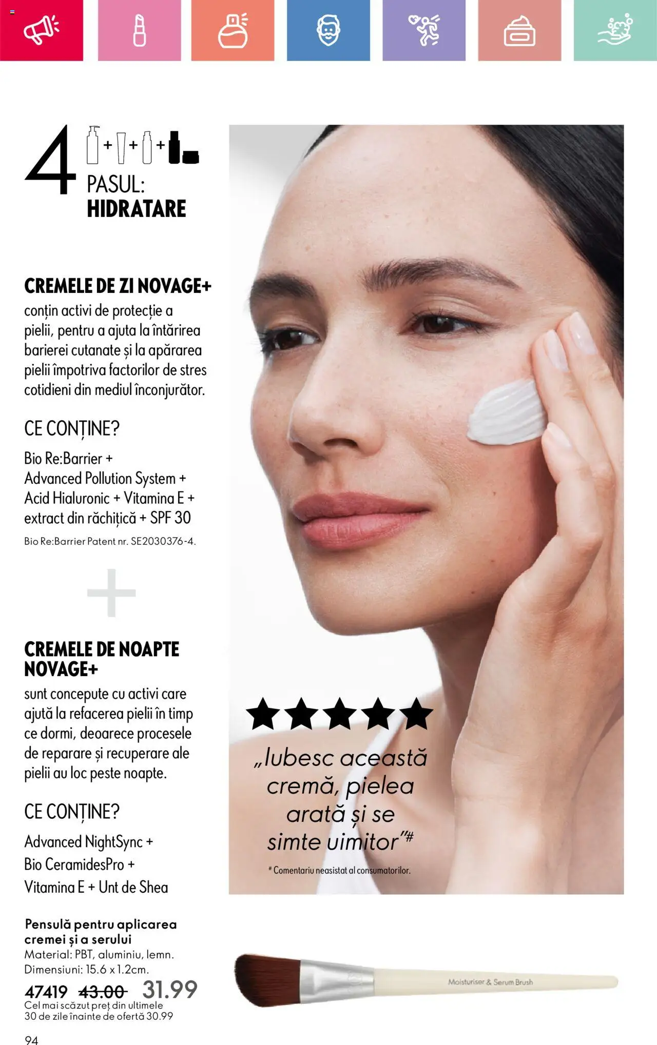 Catalog Oriflame 20 August - 8 Septembrie 2025 | Pagina 94 | Produse: Şerit ödül, Serum, Unt, Pește