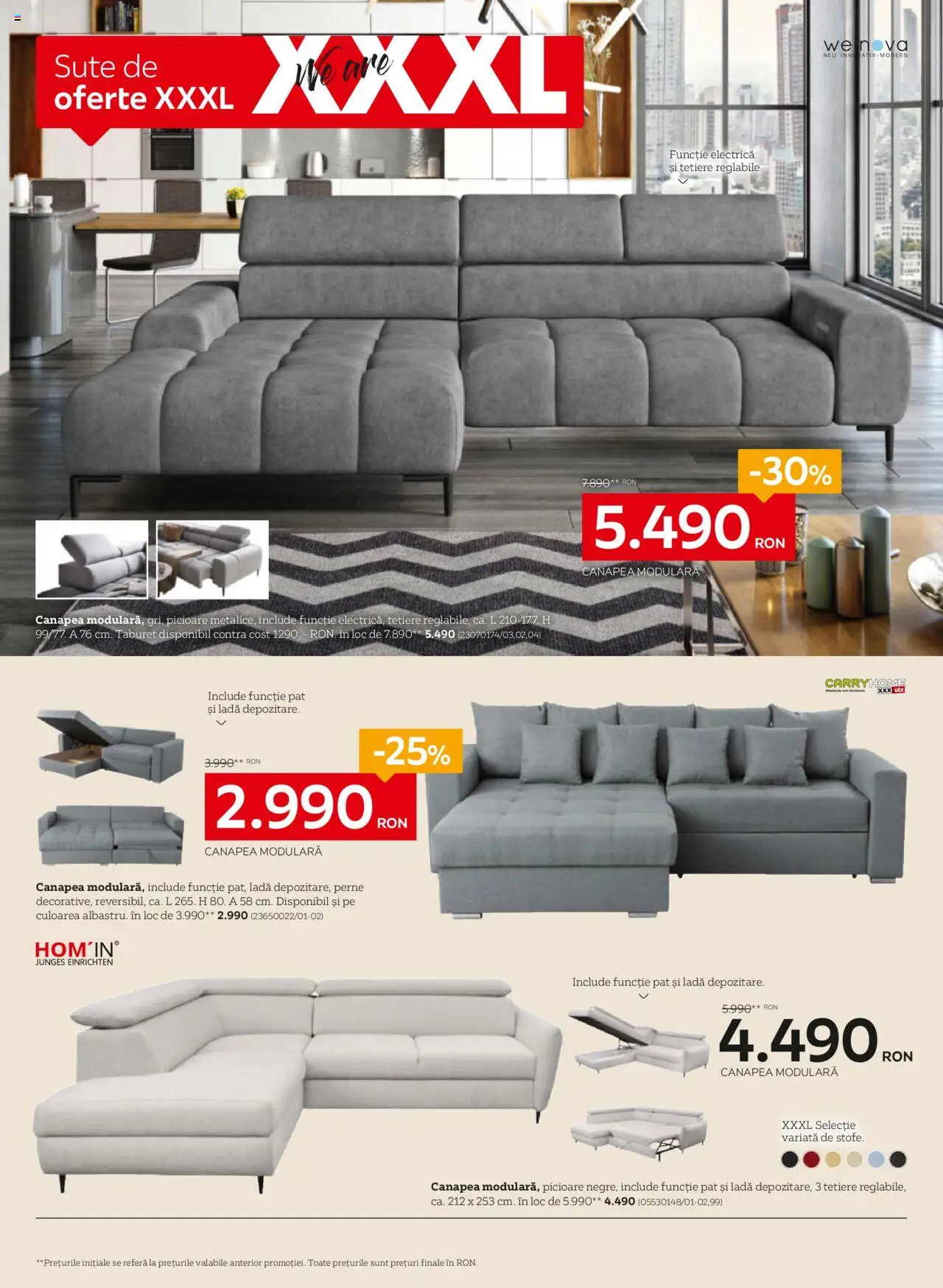 Catalog XXXLutz 14 - 26 Iulie 2025 | Pagina 6 | Produse: Pat, Canapea, Taburet