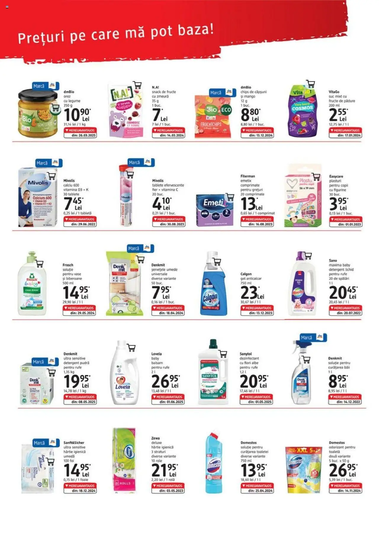 Catalog DM Drogerie Markt 17 Iulie - 11 August 2025 | Pagina 3 | Produse: Balsam, Yorgan, Șervețele umede, Fructe
