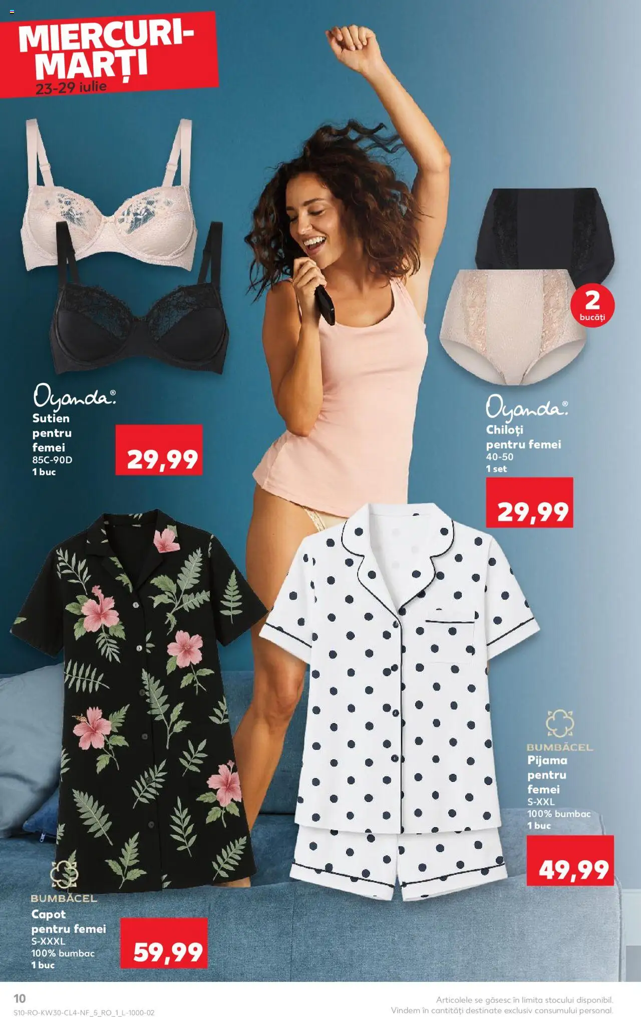 Catalog Kaufland 23 - 28 Iulie 2025 | Pagina 10 | Produse: Chiloți, Sutien