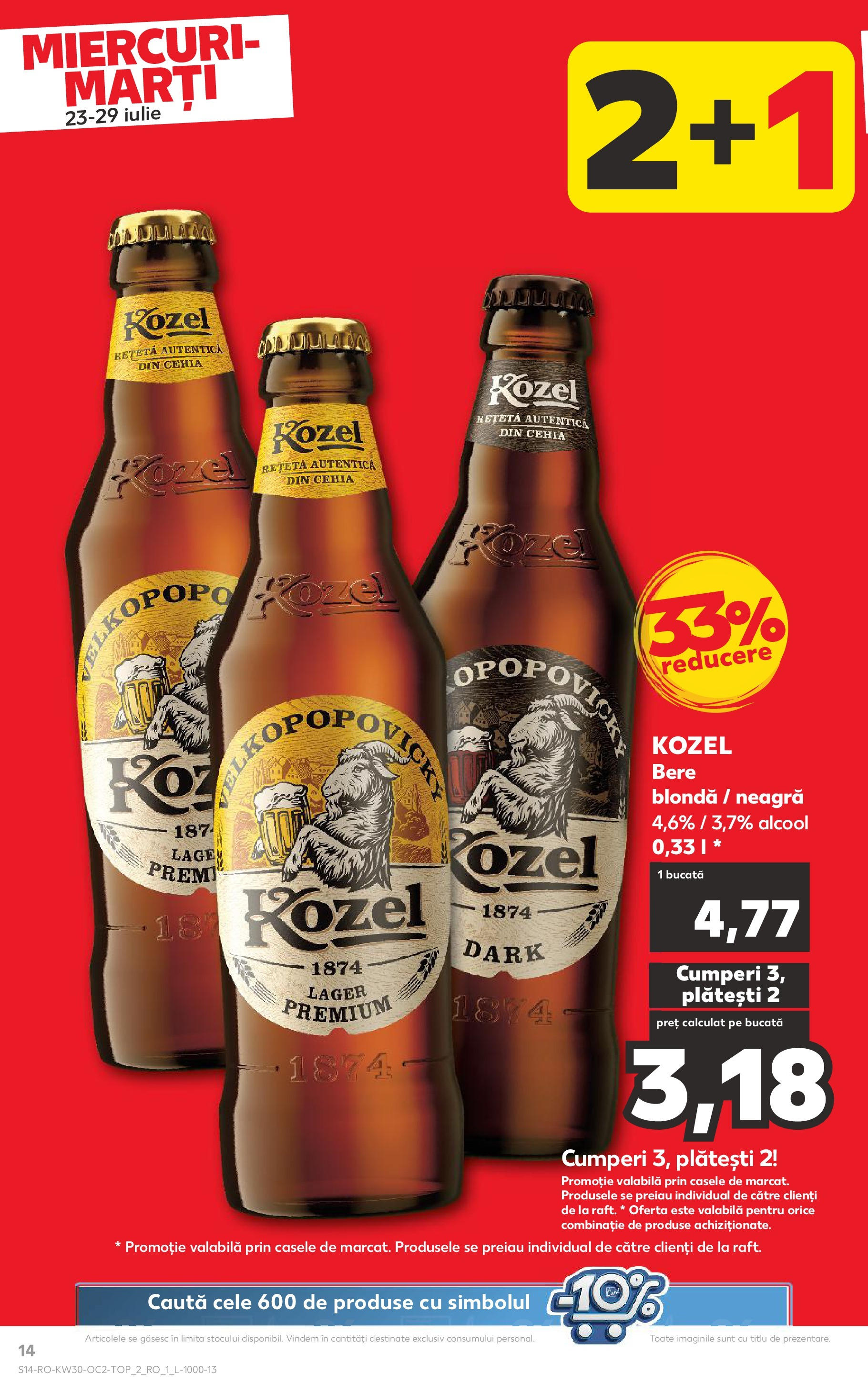 Catalog Kaufland 23 - 28 Iulie 2025 | Pagina 14 | Produse: Bere