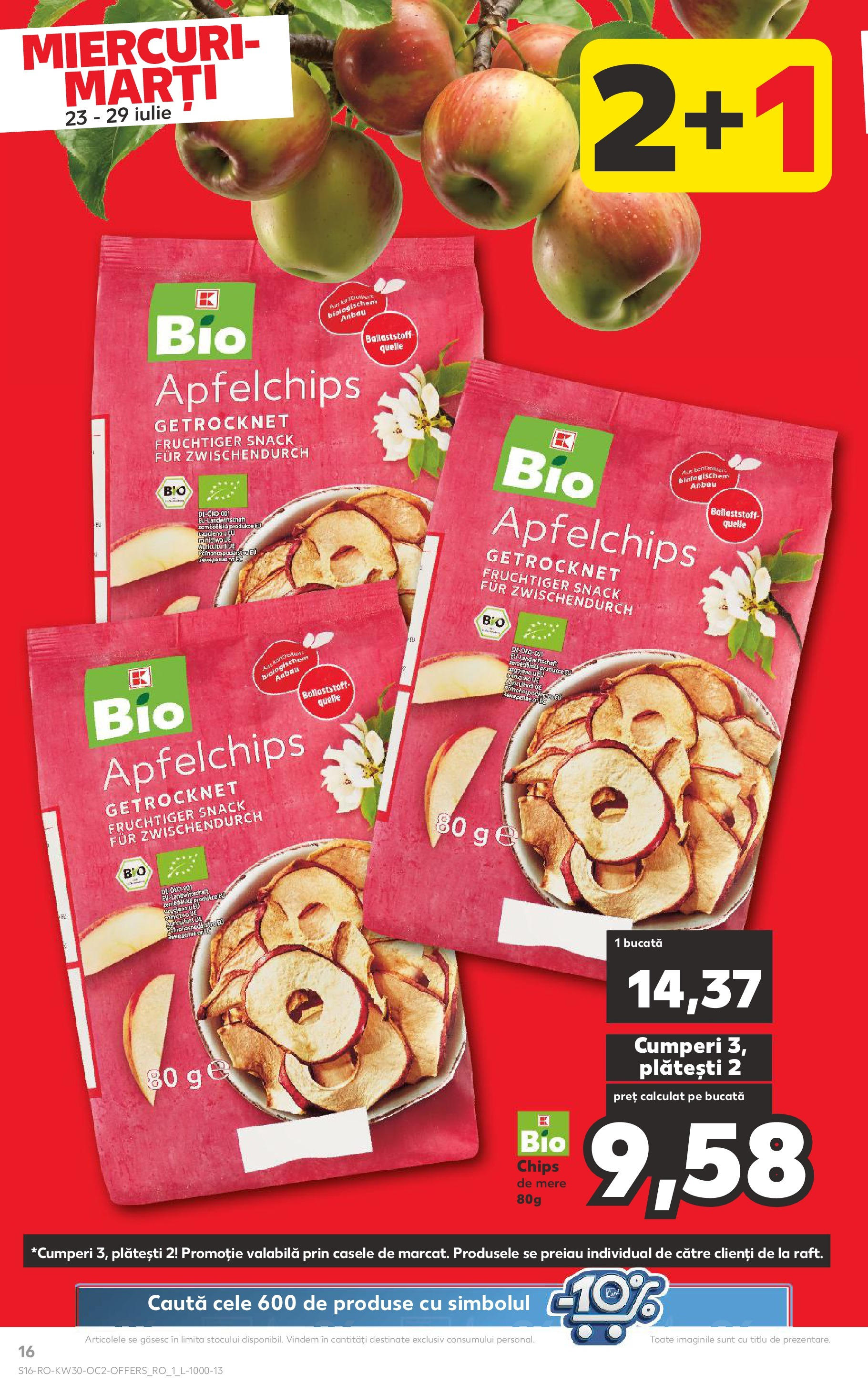 Catalog Kaufland 23 - 28 Iulie 2025 | Pagina 16 | Produse: Şerit ödül, Apple, Mere