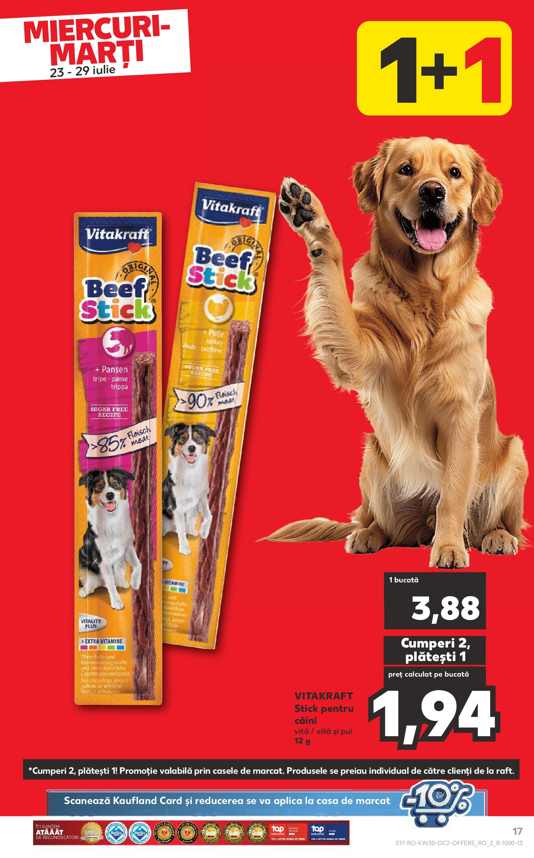Catalog Kaufland 23 - 28 Iulie 2025 | Pagina 17 | Produse: Hacıyatmaz Kedi Oyuncağı