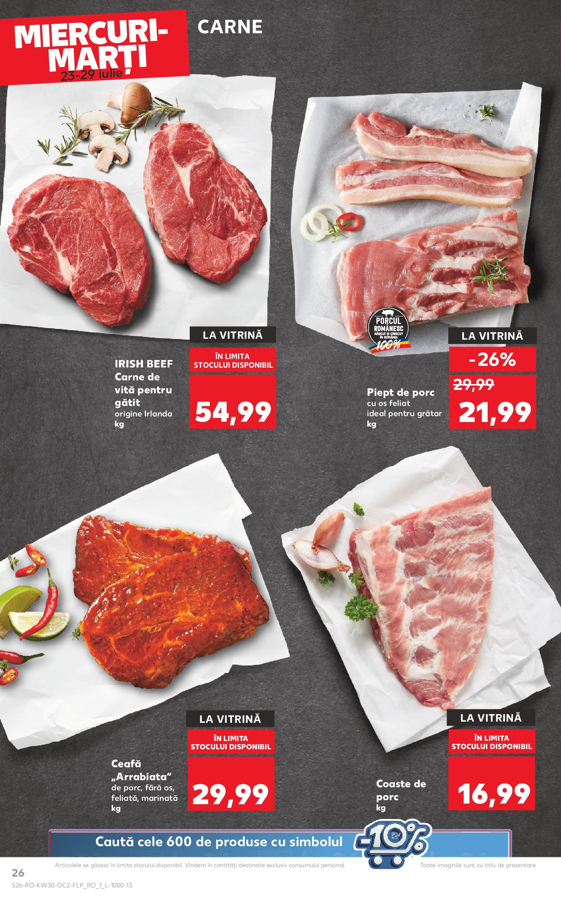 Catalog Kaufland 23 - 28 Iulie 2025 | Pagina 26 | Produse: Grătar, Vitrină, Carne De Vită