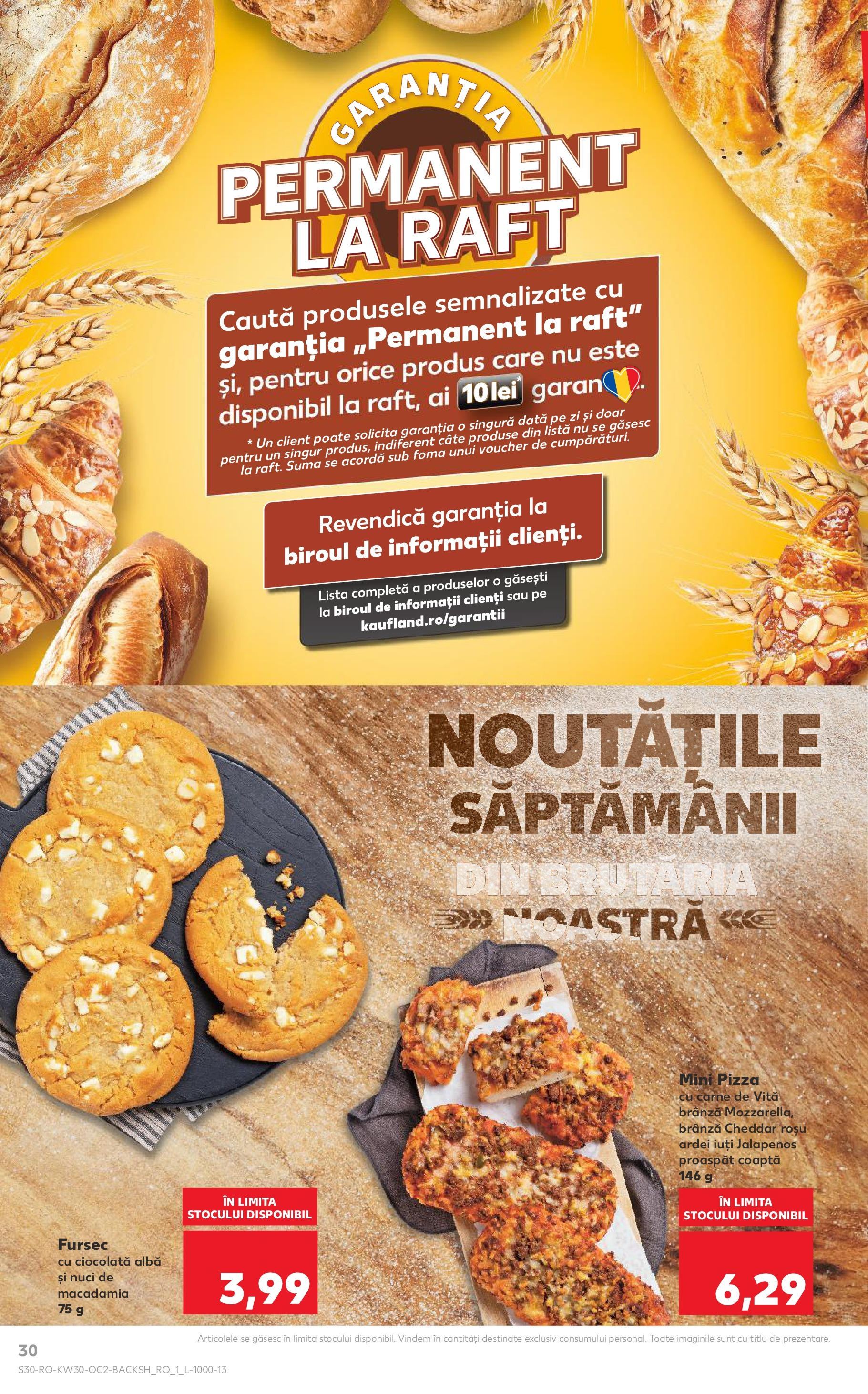 Catalog Kaufland 23 - 28 Iulie 2025 | Pagina 30 | Produse: Raft, Ardei, Mozzarella, Nuci