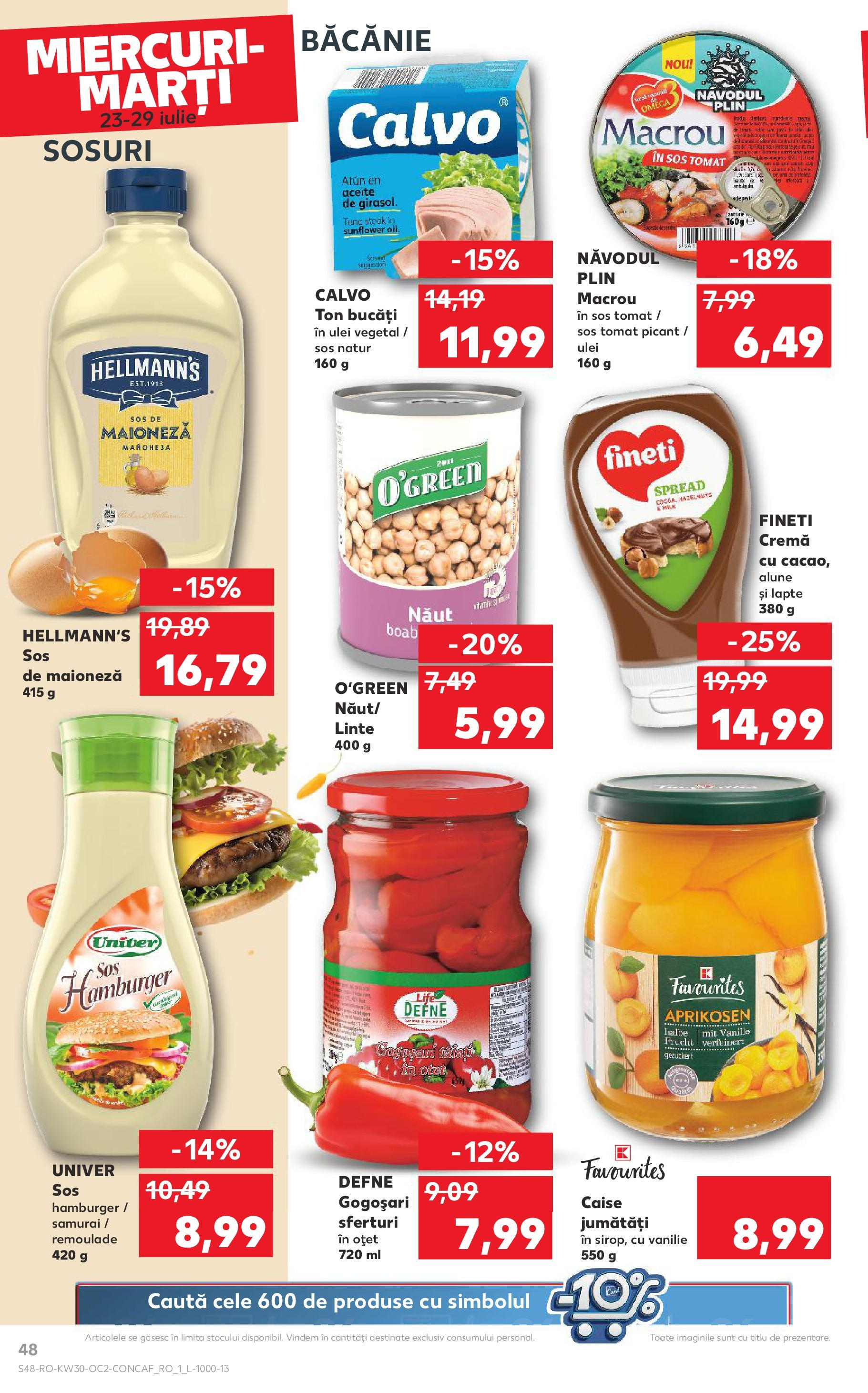 Catalog Kaufland 23 - 28 Iulie 2025 | Pagina 48 | Produse: Chaussures de ski, Lapte, Ahtapot, Sos