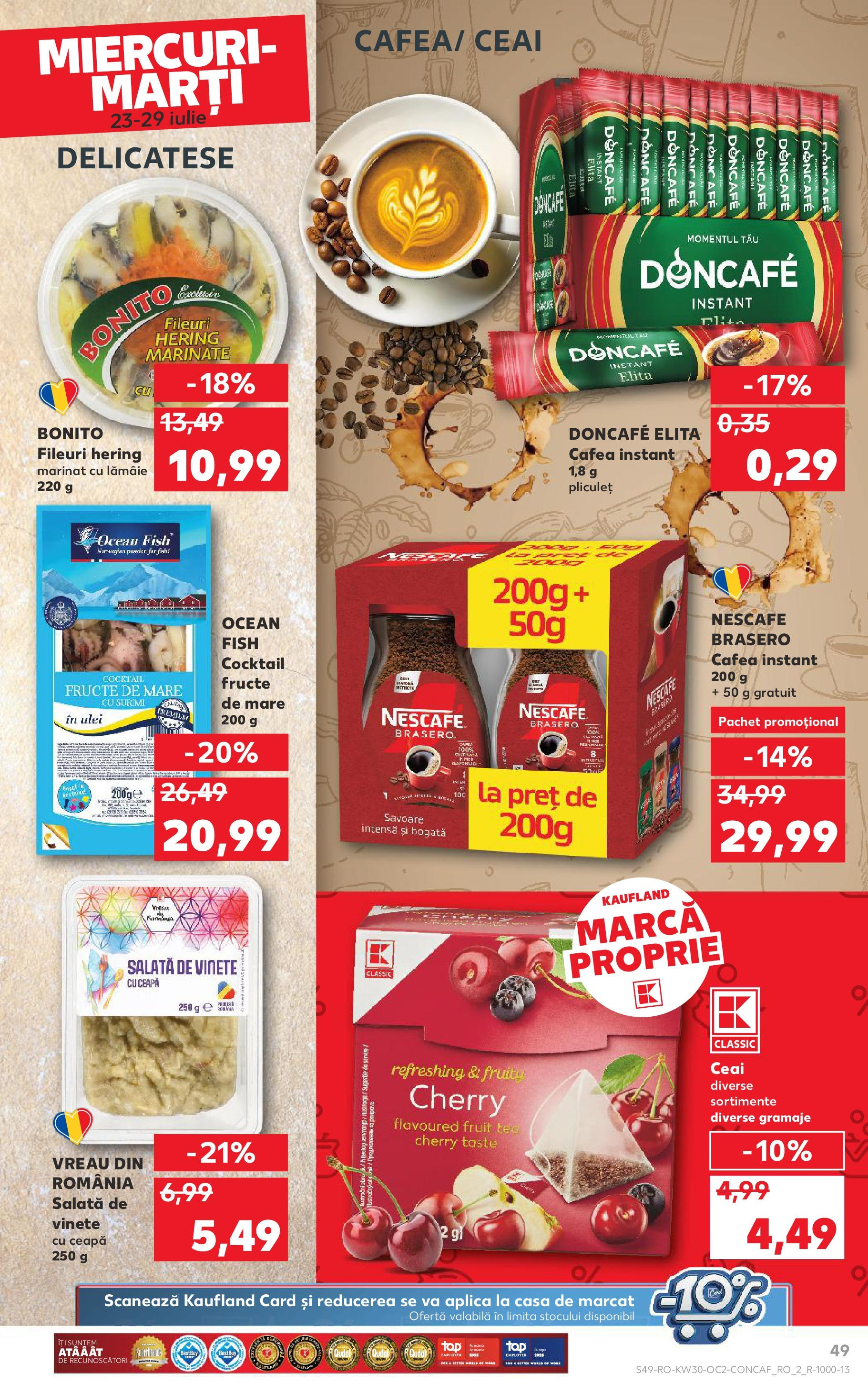 Catalog Kaufland 23 - 28 Iulie 2025 | Pagina 49 | Produse: Ulei, Cafea, Cocktail, Ceapă
