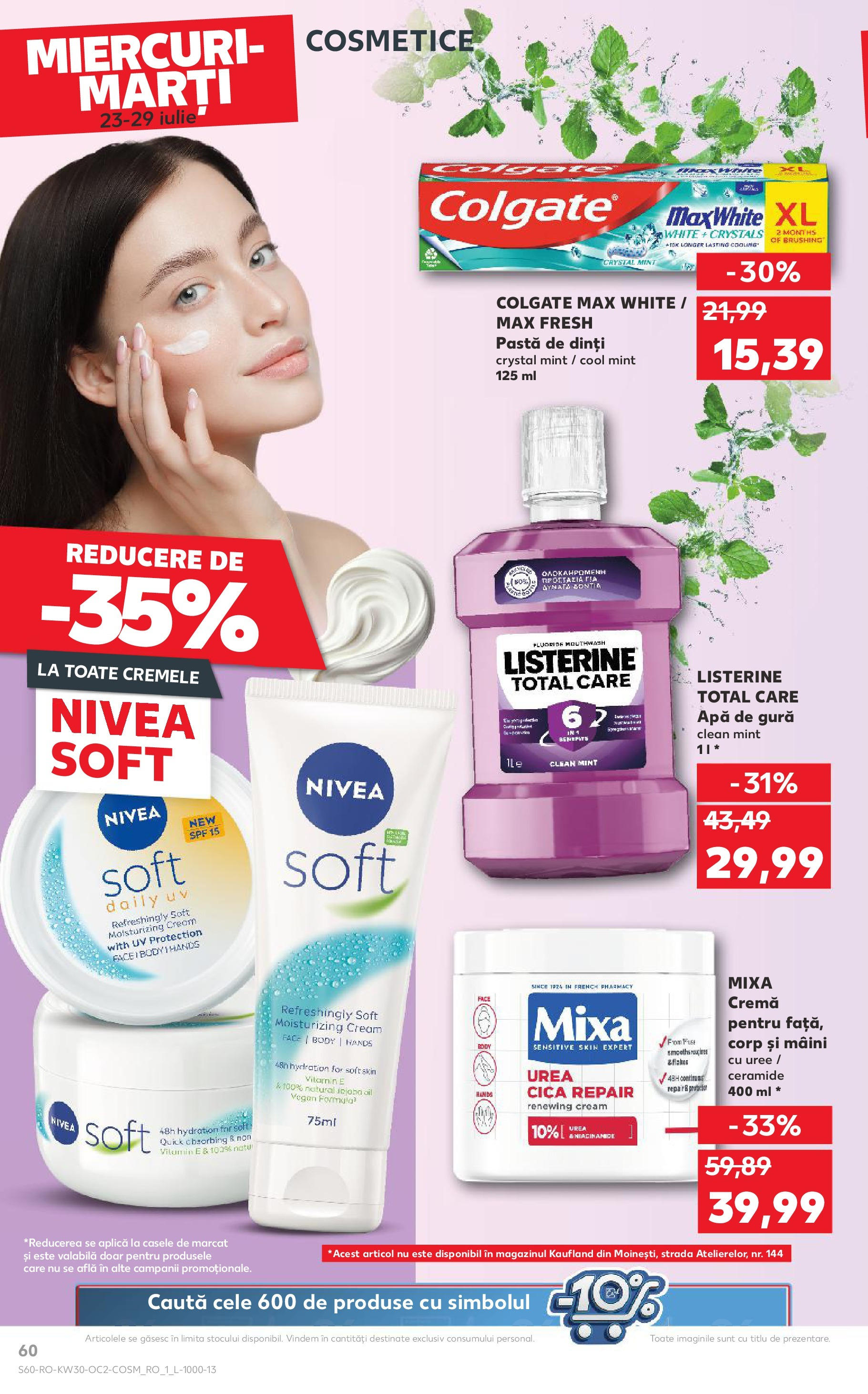 Catalog Kaufland 23 - 28 Iulie 2025 | Pagina 60 | Produse: Pomelo, Body, Pastă de dinți, Apă
