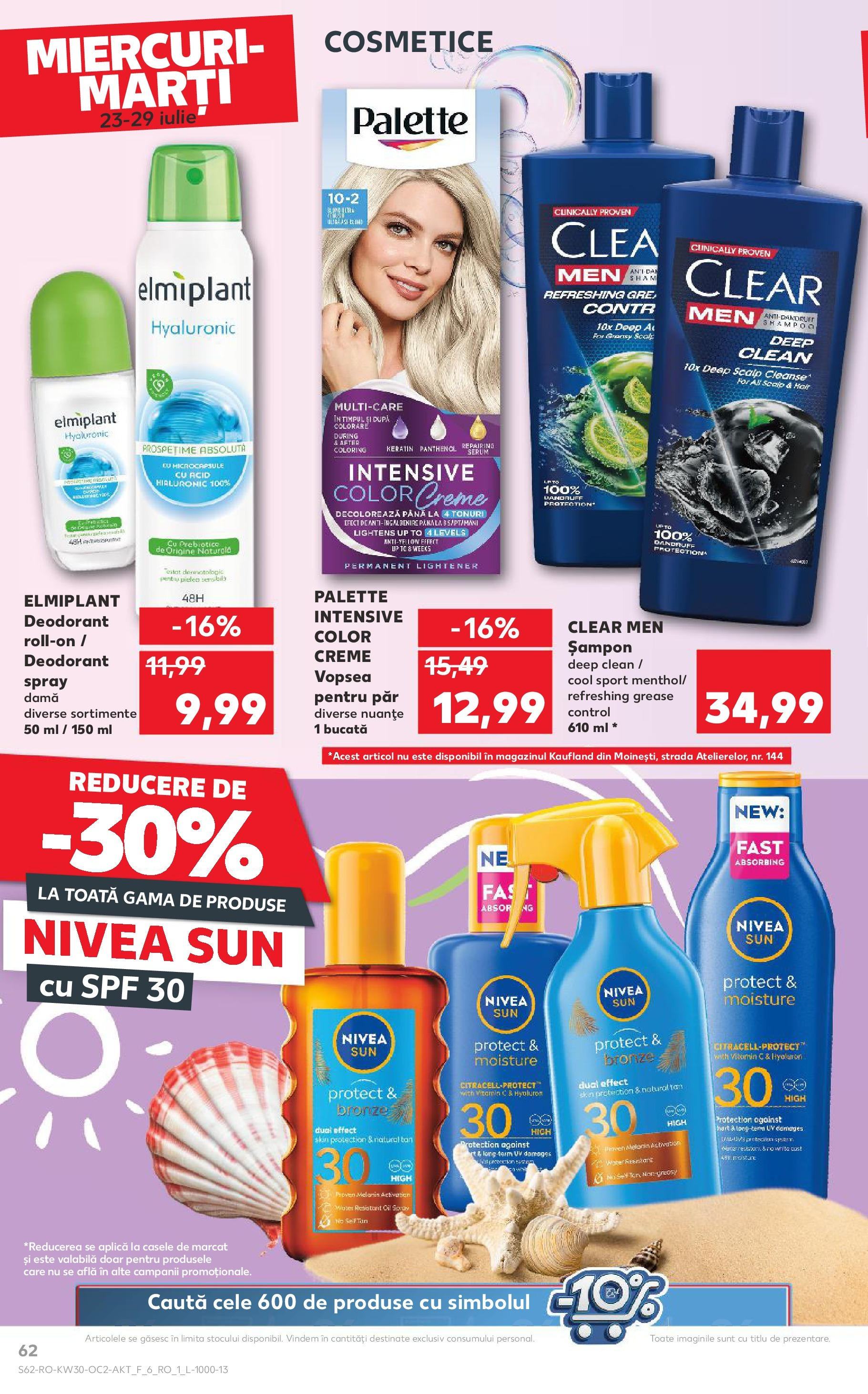 Catalog Kaufland 23 - 28 Iulie 2025 | Pagina 62 | Produse: Vopsea, Simit, Șampon, Deodorant