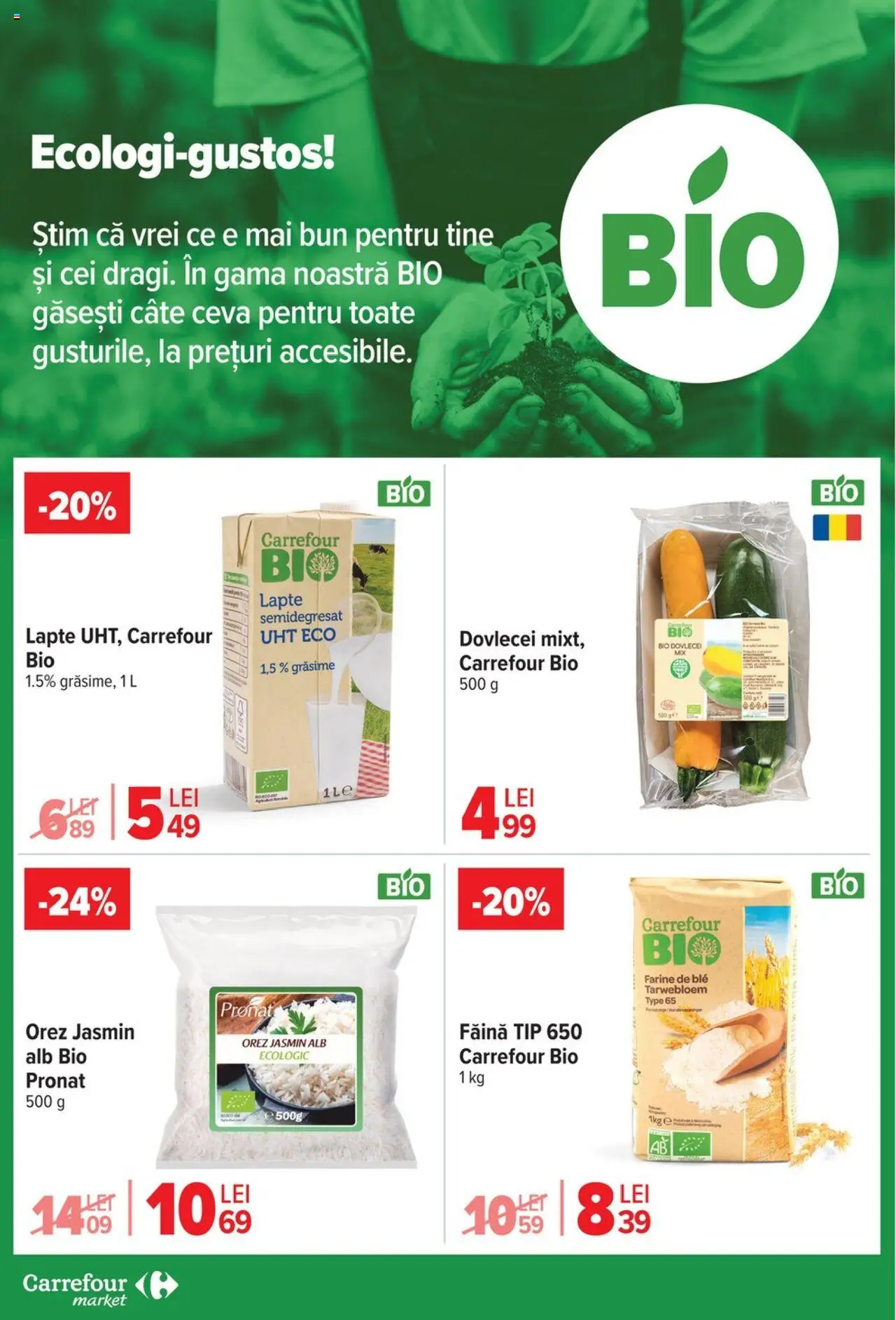Catalog Carrefour 23 - 28 Iulie 2025 | Pagina 10 | Produse: Şerit ödül, Lapte, Făină, Orez