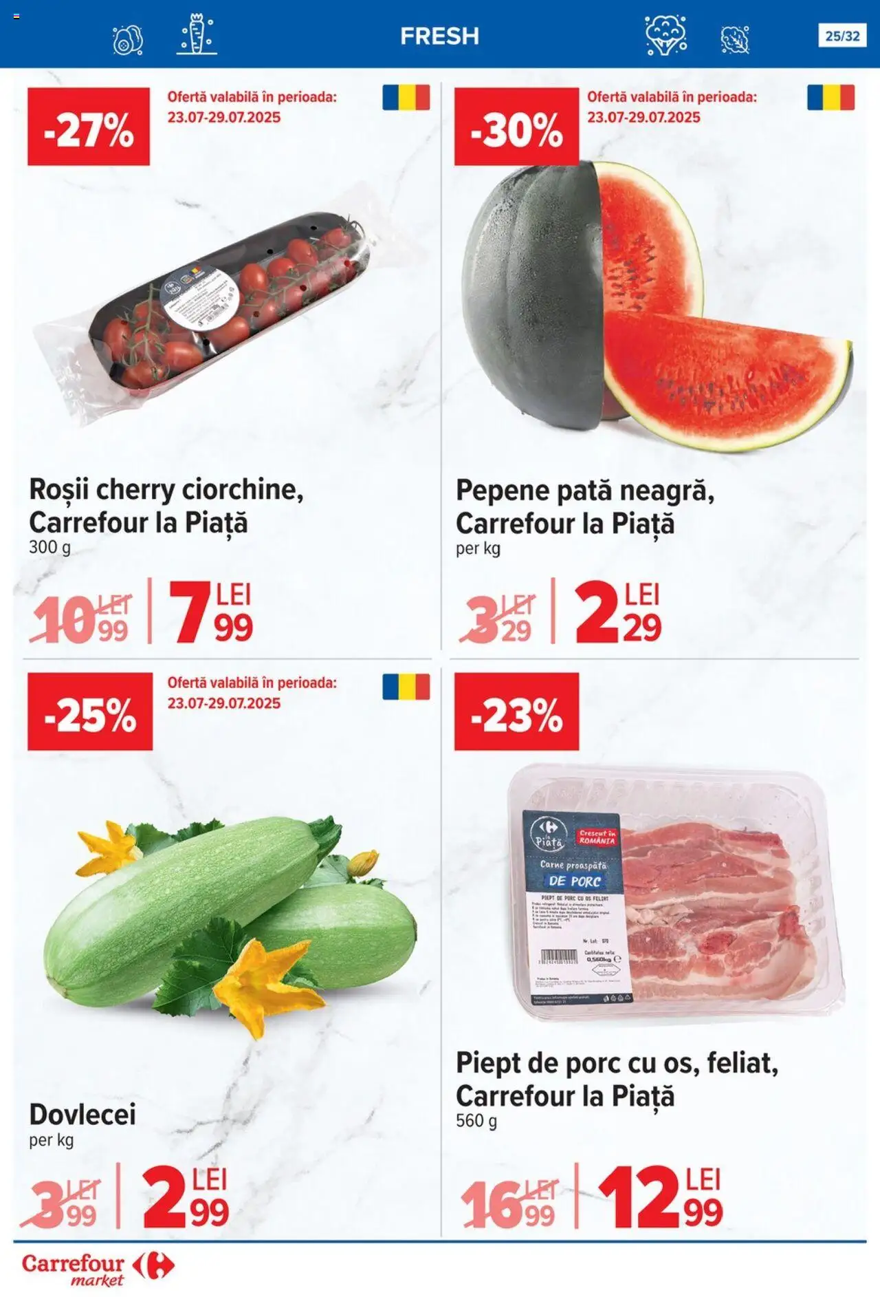 Catalog Carrefour 23 - 28 Iulie 2025 | Pagina 25 | Produse: Roșii