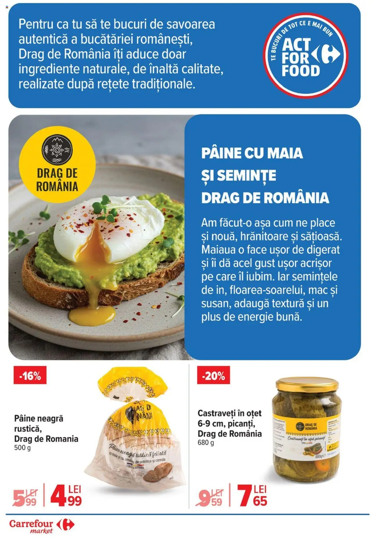 Catalog Carrefour 23 - 28 Iulie 2025 | Pagina 8 | Produse: Semințe, Pâine, Cereale, Castraveți