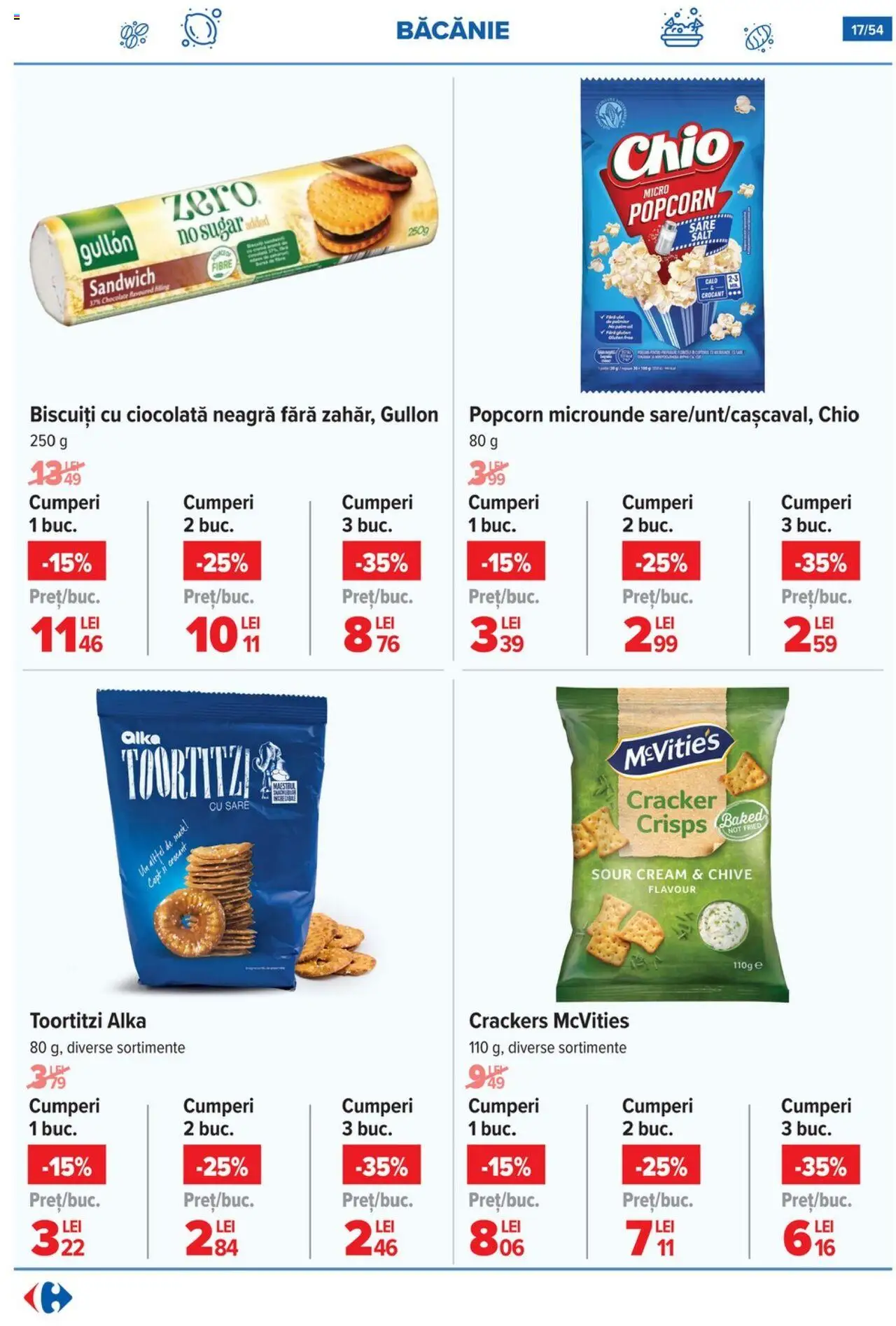 Catalog Carrefour 23 - 28 Iulie 2025 | Pagina 18 | Produse: Ciocolată, Biscuiți, Sare