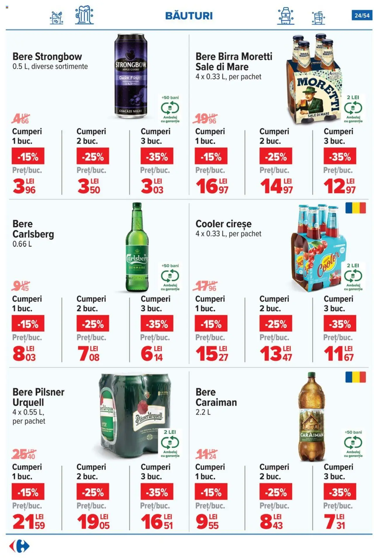 Catalog Carrefour 23 - 28 Iulie 2025 | Pagina 25 | Produse: Apple, Bere, Cireșe