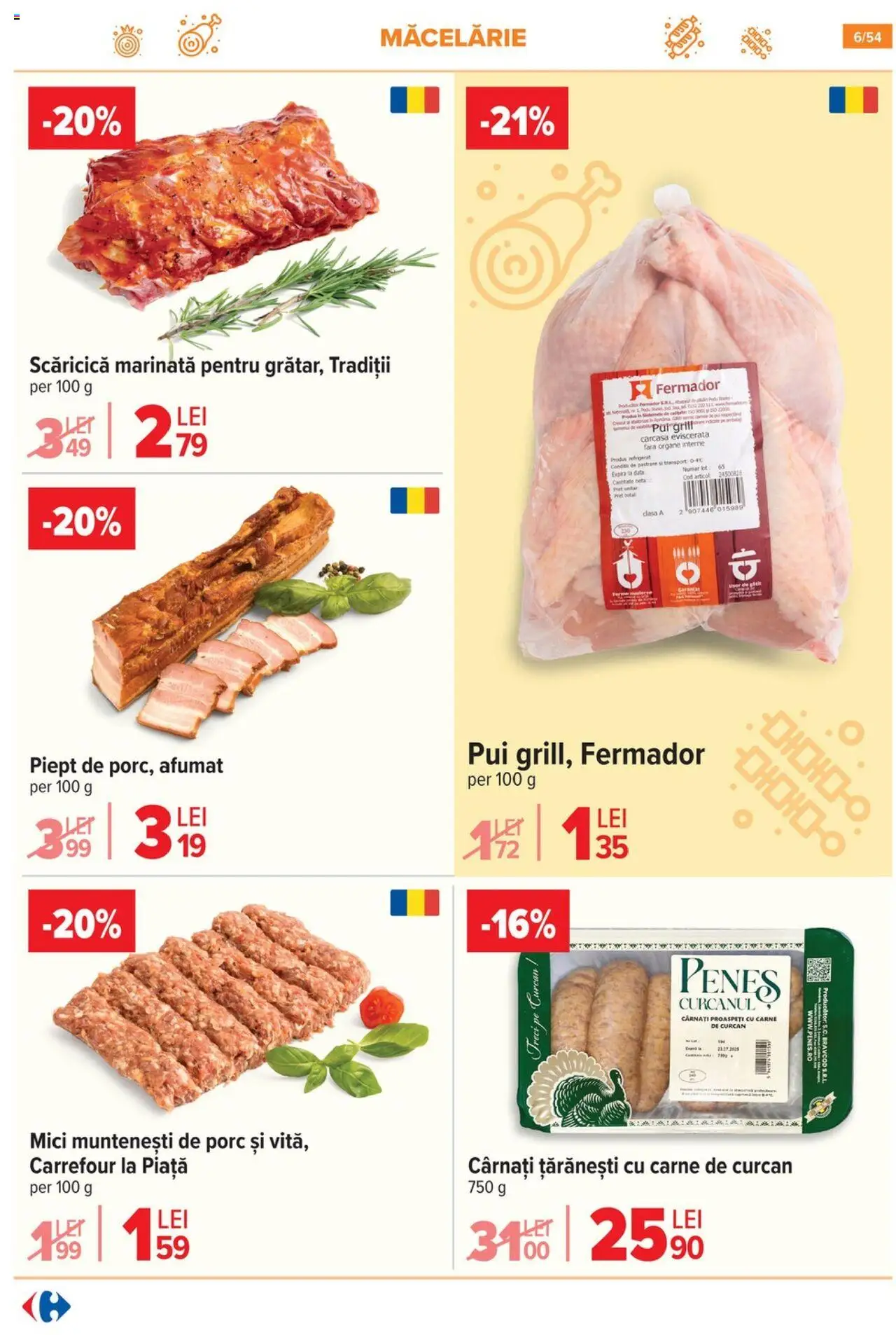 Catalog Carrefour 23 - 28 Iulie 2025 | Pagina 7 | Produse: Carcasă, Hacıyatmaz Kedi Oyuncağı, Mici, Cârnați