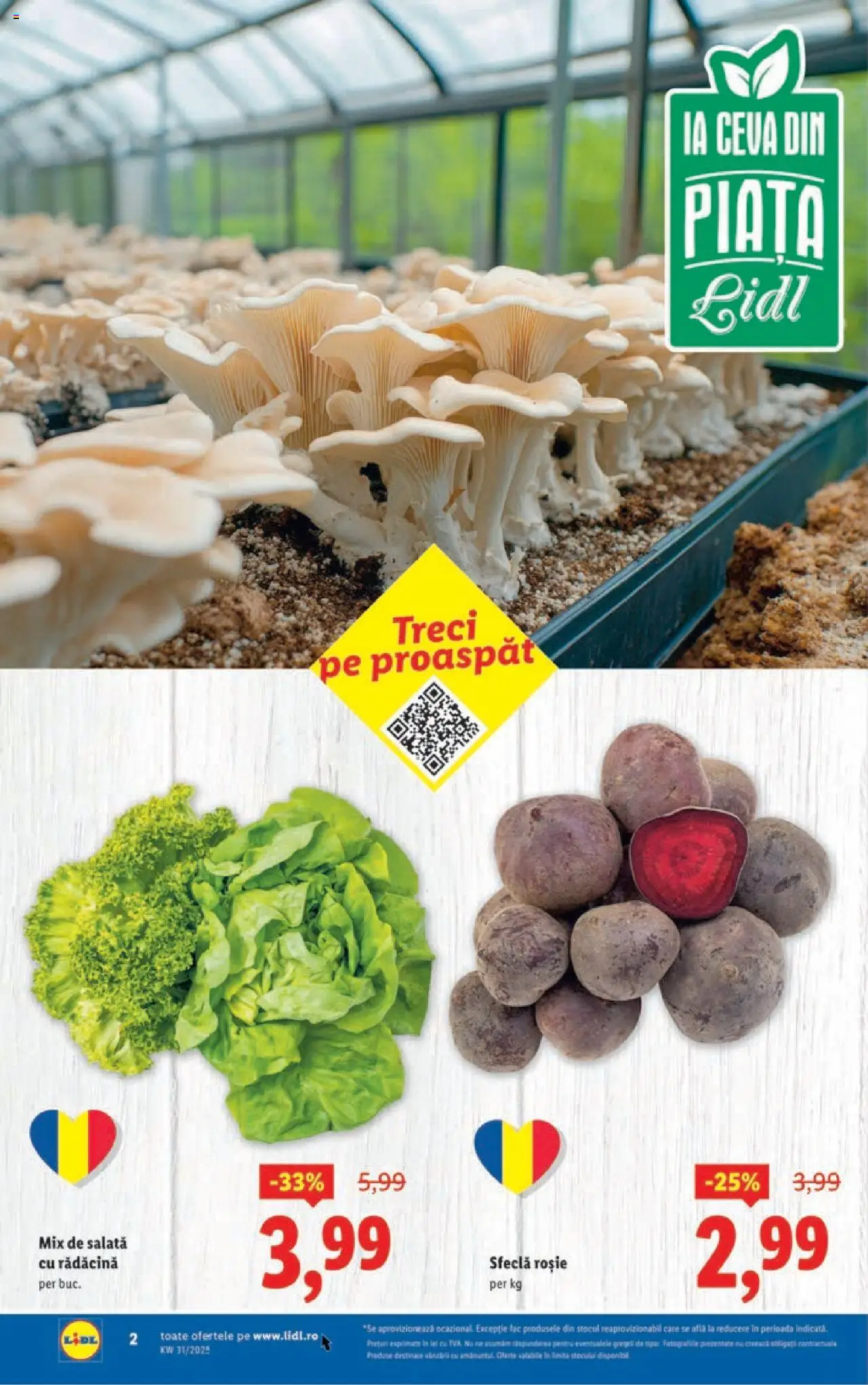 Catalog LIDL 28 Iulie - 2 August 2025 | Pagina 2 | Produse: Salată, Sfeclă
