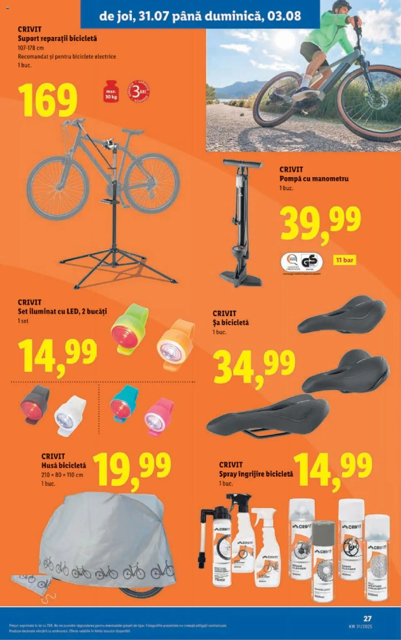 Catalog LIDL 28 Iulie - 2 August 2025 | Pagina 27 | Produse: Manometru, Babak, Dana kuşbaşı