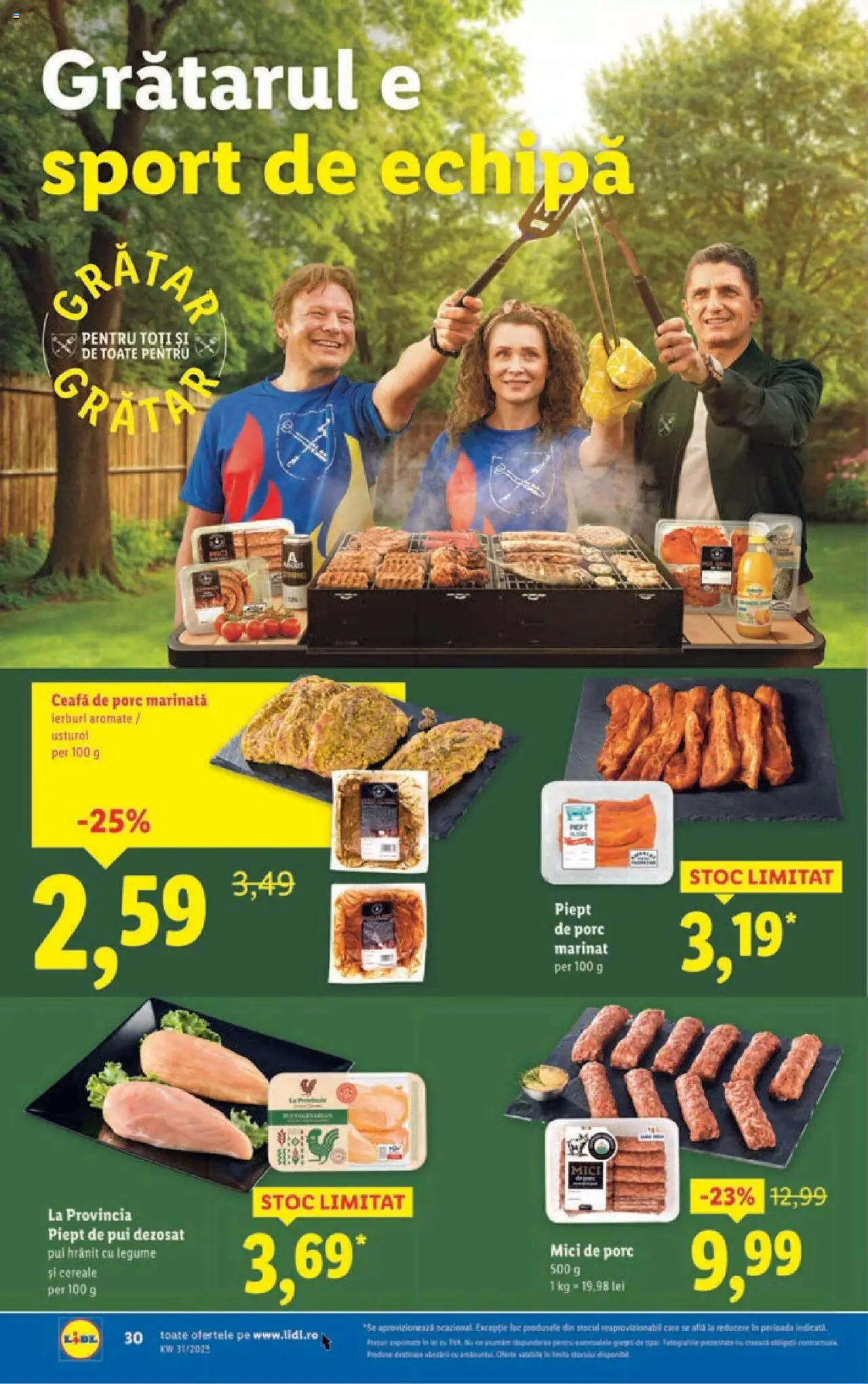 Catalog LIDL 28 Iulie - 2 August 2025 | Pagina 30 | Produse: Keçeli kalem, Mici, Legume, Usturoi