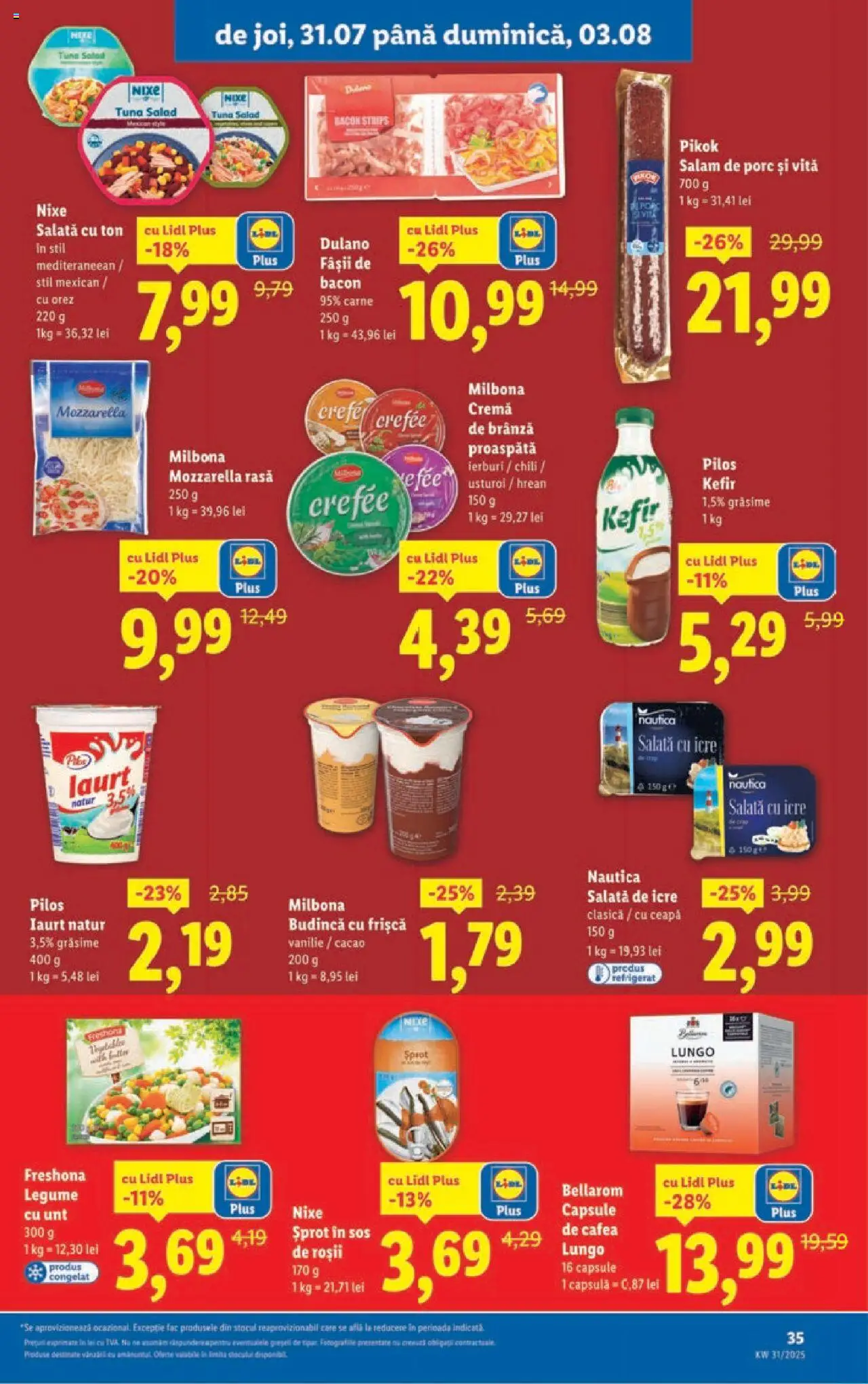 Catalog LIDL 28 Iulie - 2 August 2025 | Pagina 35 | Produse: Toplar, Brânză, Frișcă, Sos
