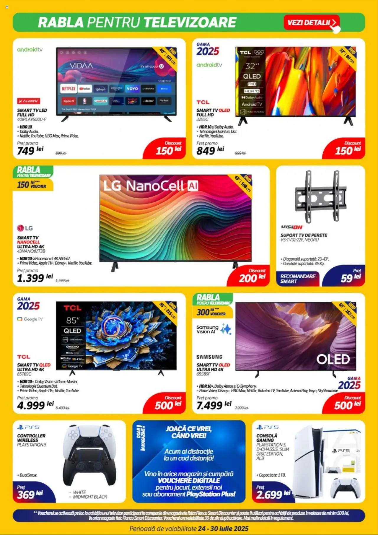 Catalog Flanco 24 - 29 Iulie 2025 | Pagina 10 | Produse: Televizor, Playstation, Babak, Apple