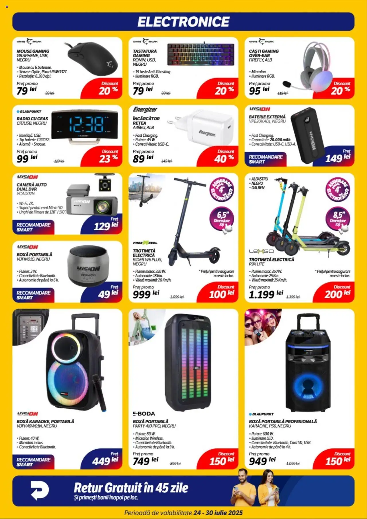 Catalog Flanco 24 - 29 Iulie 2025 | Pagina 12 | Produse: Cameră auto, Radio, Microfon, Baterie