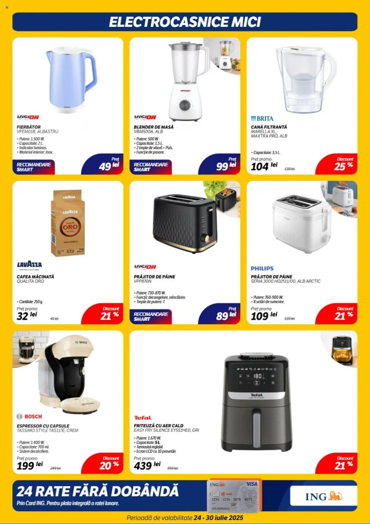 Catalog Flanco 24 - 29 Iulie 2025 | Pagina 17 | Produse: Espressor, Enginar, Masă, Mici