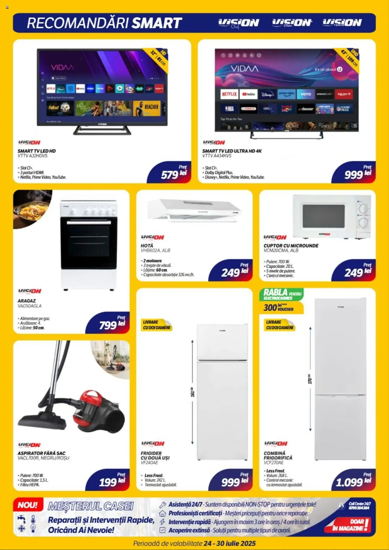 Catalog Flanco 24 - 29 Iulie 2025 | Pagina 21 | Produse: Hotă, Frigider, Cuptor, Aspirator
