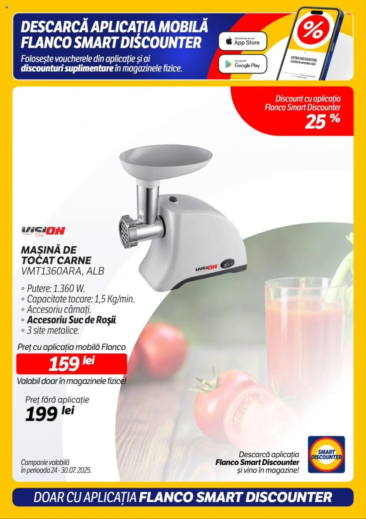 Catalog Flanco 24 - 29 Iulie 2025 | Pagina 8 | Produse: Mașină de tocat, Suc