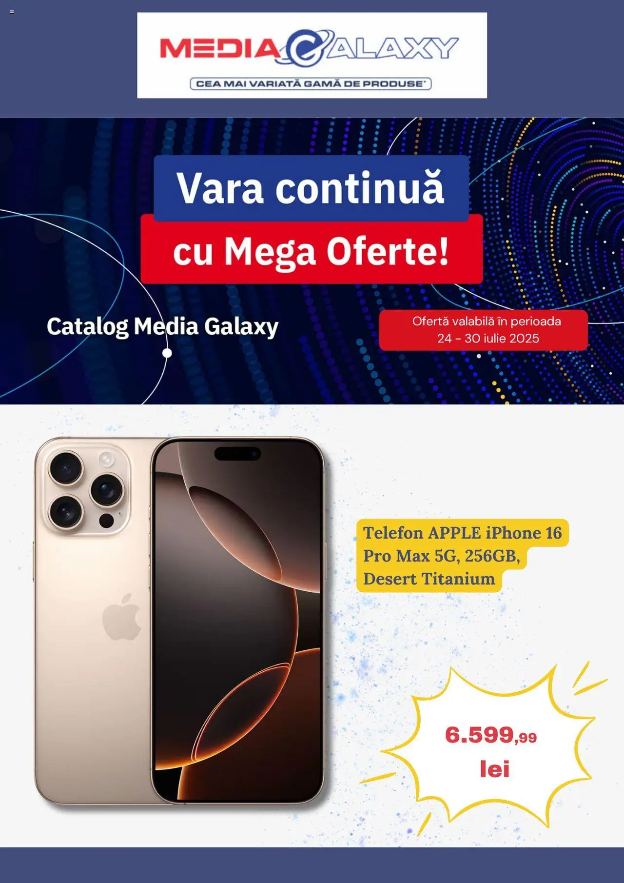 Catalog Media Galaxy 24 - 29 Iulie 2025 | Pagina 1
