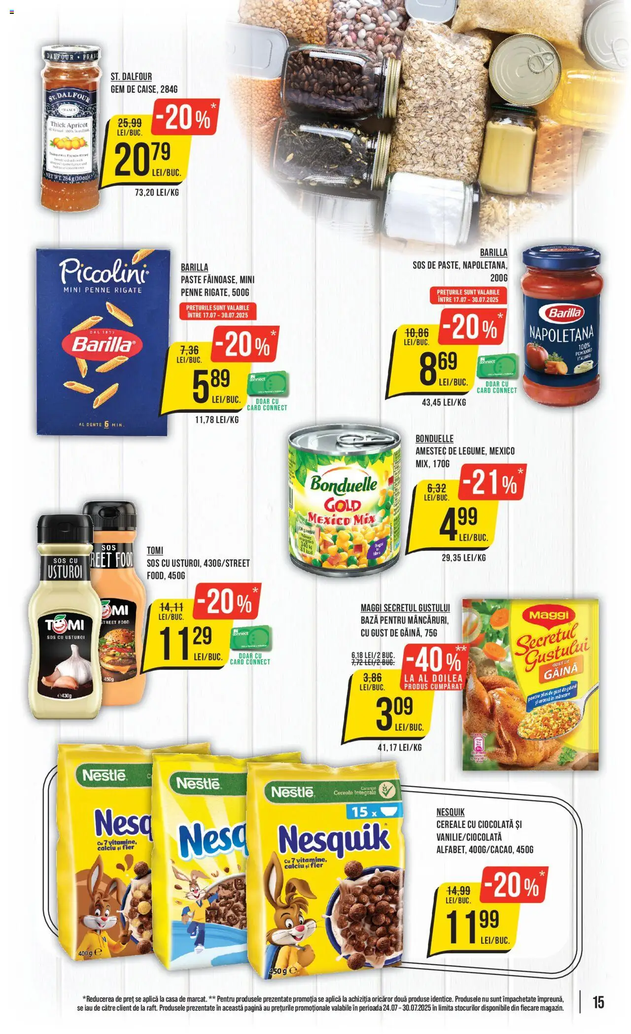 Catalog Mega Image 24 - 29 Iulie 2025 | Pagina 15 | Produse: Ciocolată, Paste, Sos, Usturoi