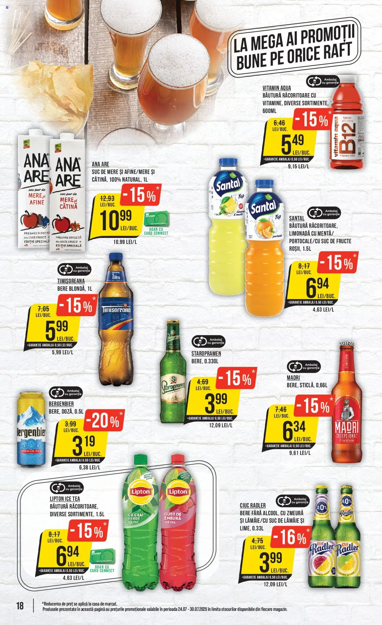 Catalog Mega Image 24 - 29 Iulie 2025 | Pagina 18 | Produse: Suc, Mere, Ceai, Ice tea
