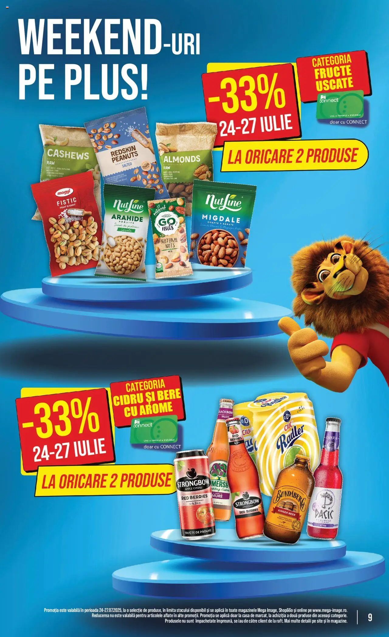 Catalog Mega Image 24 - 29 Iulie 2025 | Pagina 9 | Produse: Masaüstü kılıfı, Migdale, Fistic, Fructe