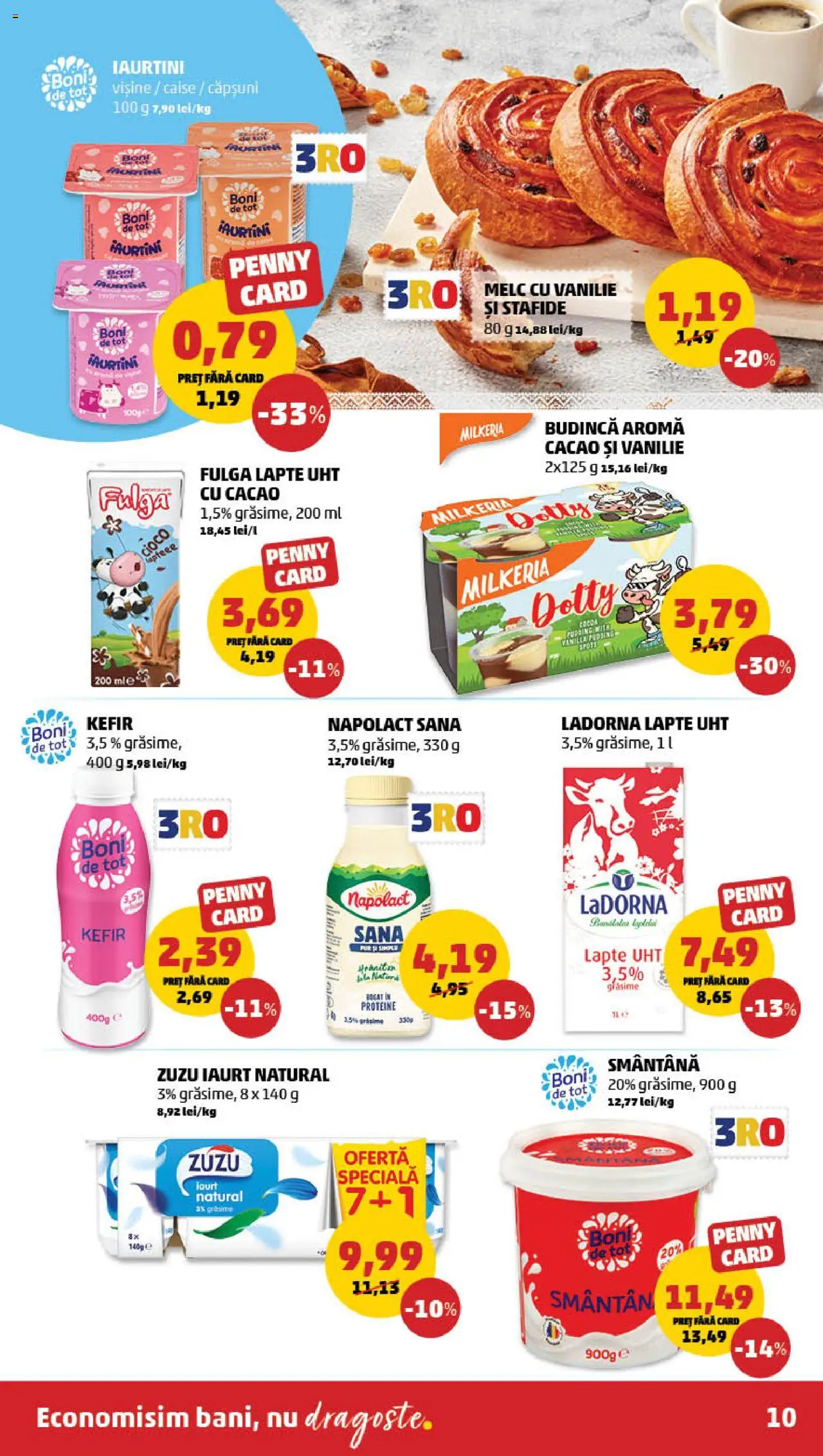 Catalog PENNY Market 23 - 30 Iulie 2025 | Pagina 10 | Produse: Kefir, Căpșuni, Smântână, Ahtapot