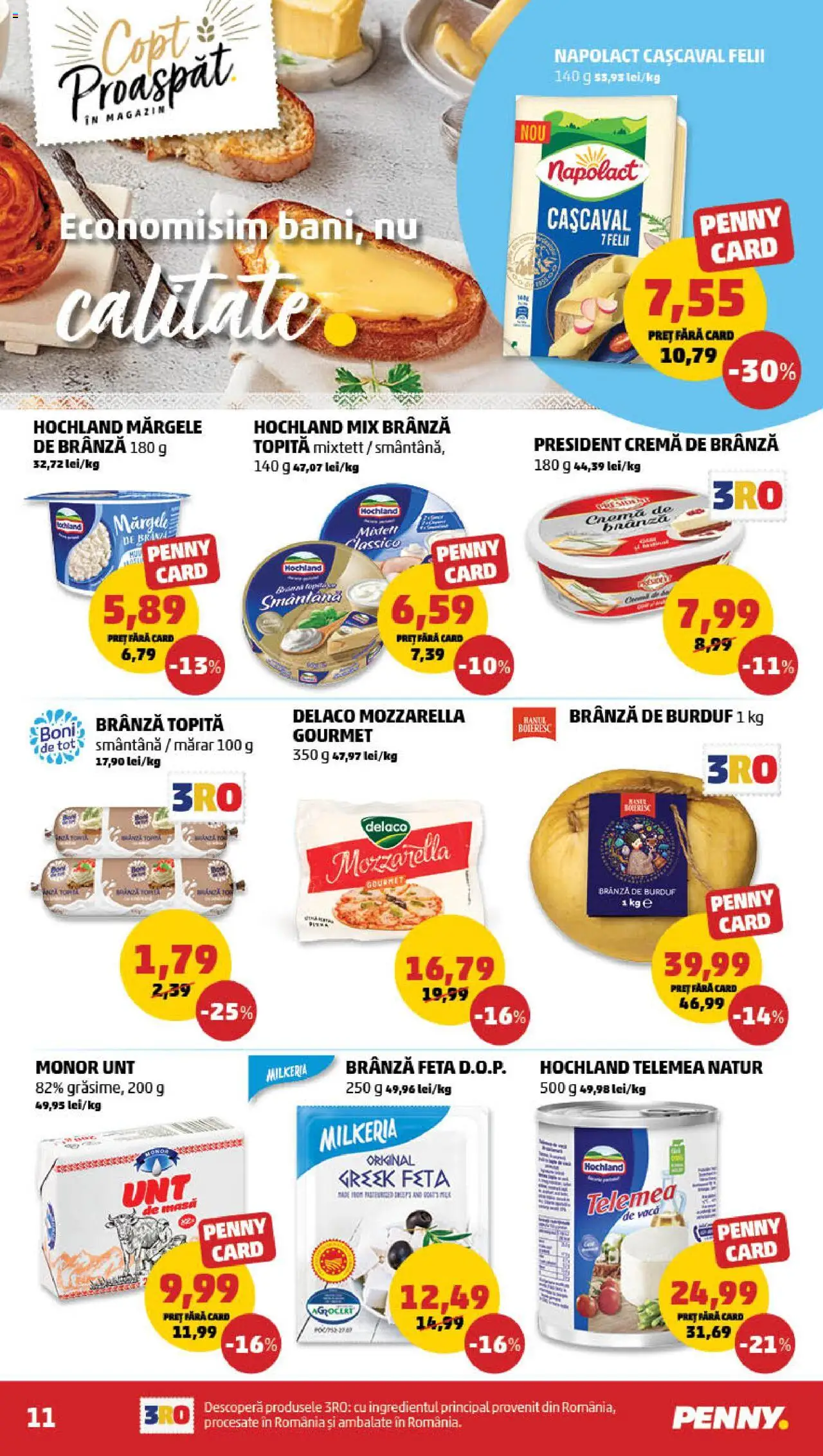 Catalog PENNY Market 23 - 30 Iulie 2025 | Pagina 11 | Produse: Masă, Cașcaval, Brânză, Smântână