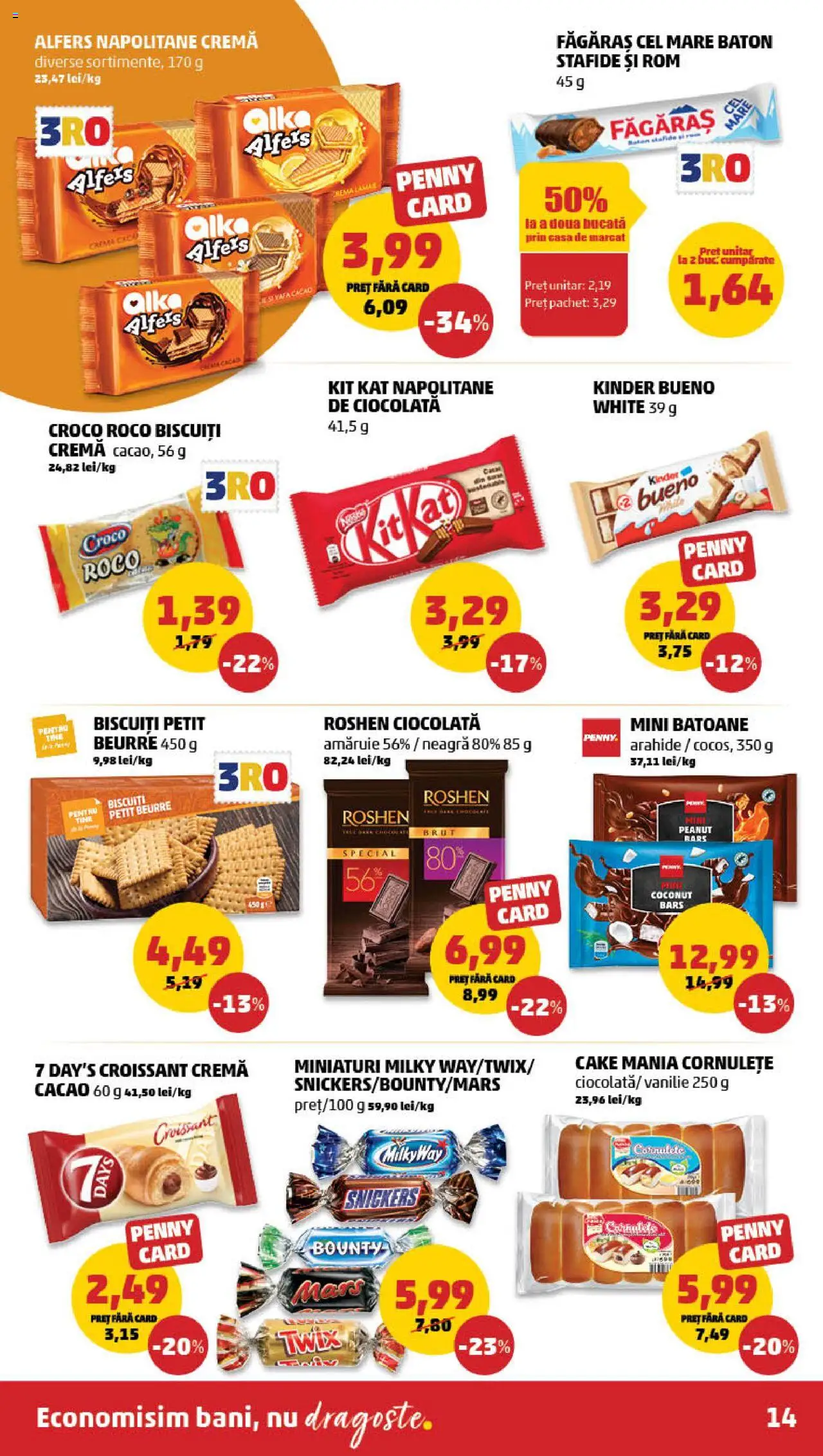 Catalog PENNY Market 23 - 30 Iulie 2025 | Pagina 14 | Produse: Napolitane, Cremă, Ciocolată, Cacao