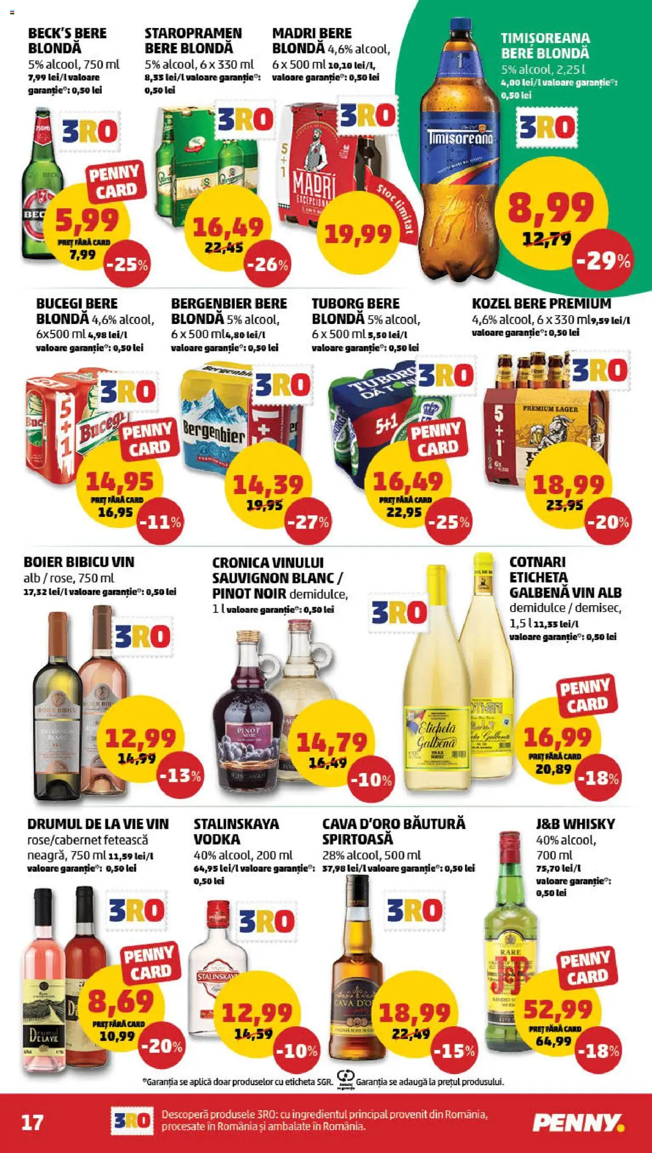 Catalog PENNY Market 23 - 30 Iulie 2025 | Pagina 17 | Produse: Pară, Vin, Plastik Kulübe, Vodka
