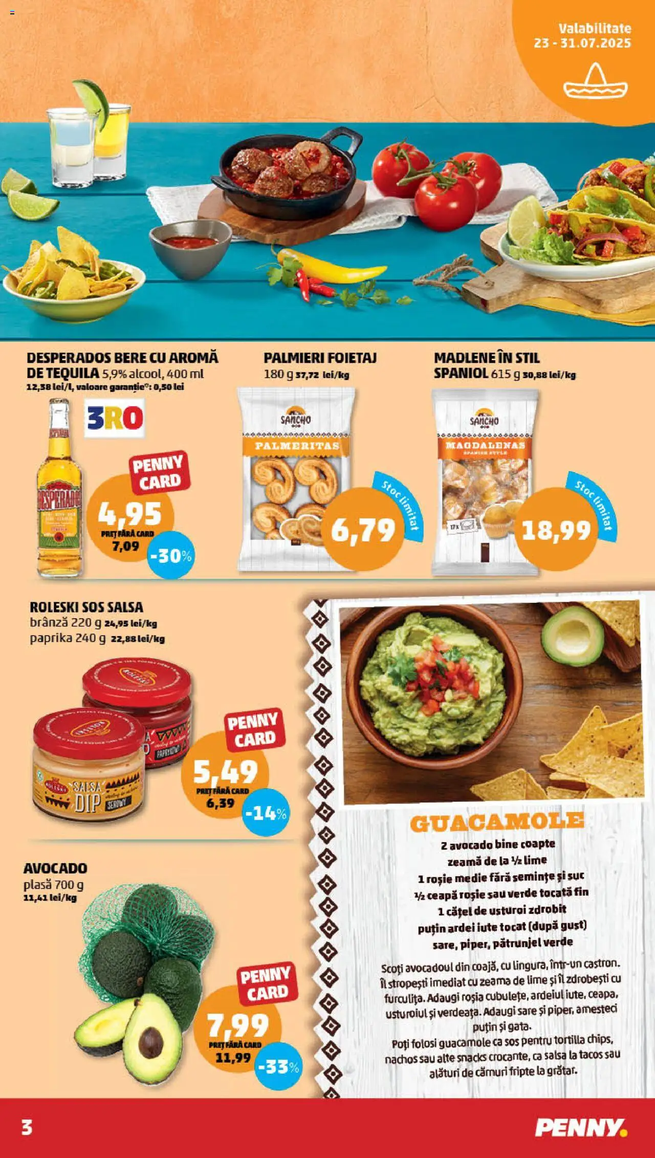 Catalog PENNY Market 23 - 30 Iulie 2025 | Pagina 3 | Produse: Pătrunjel, Eğitim çantaları, Bere, Sos