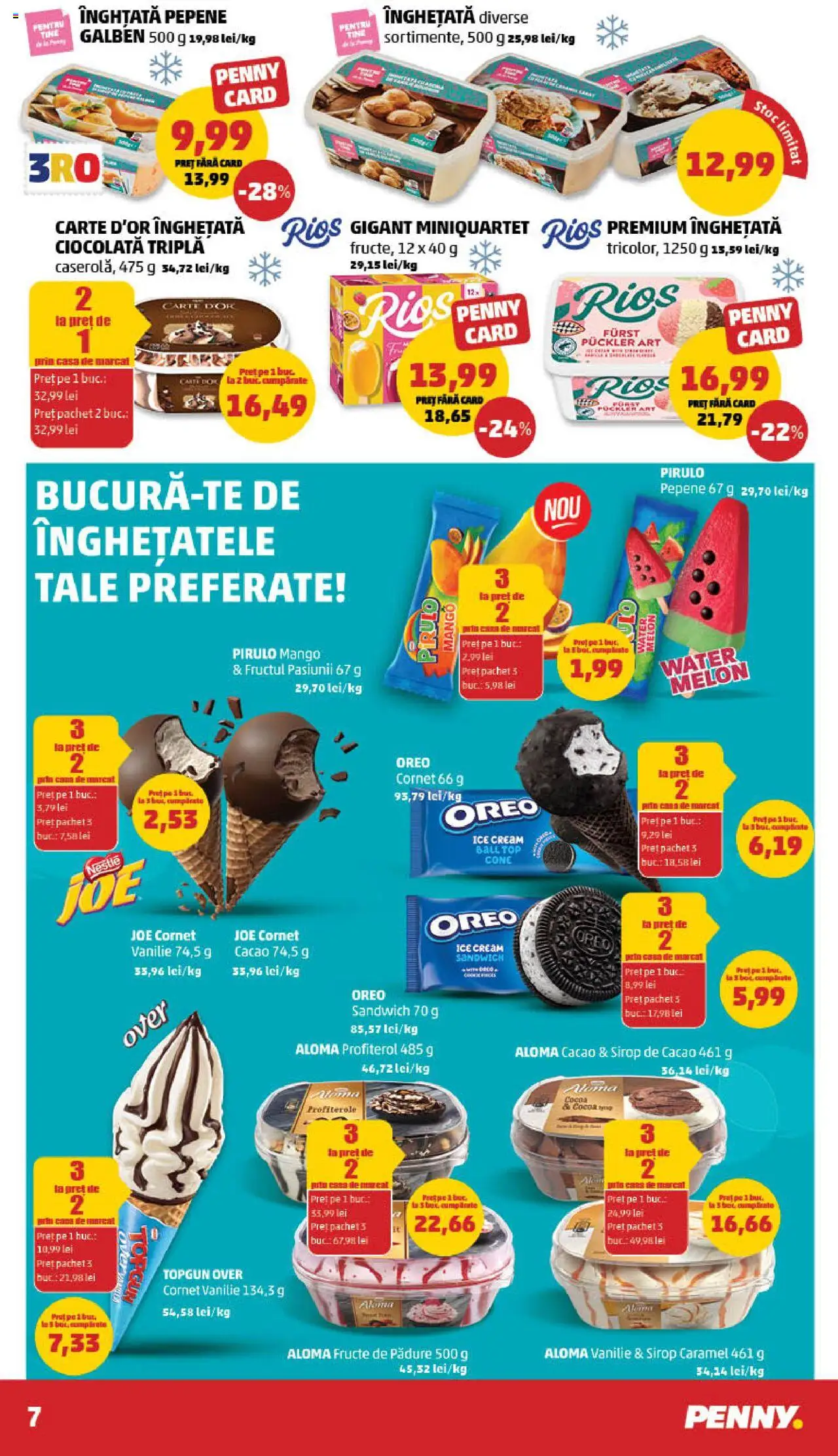 Catalog PENNY Market 23 - 30 Iulie 2025 | Pagina 7 | Produse: Top, Ciocolată, Sirop, Mango