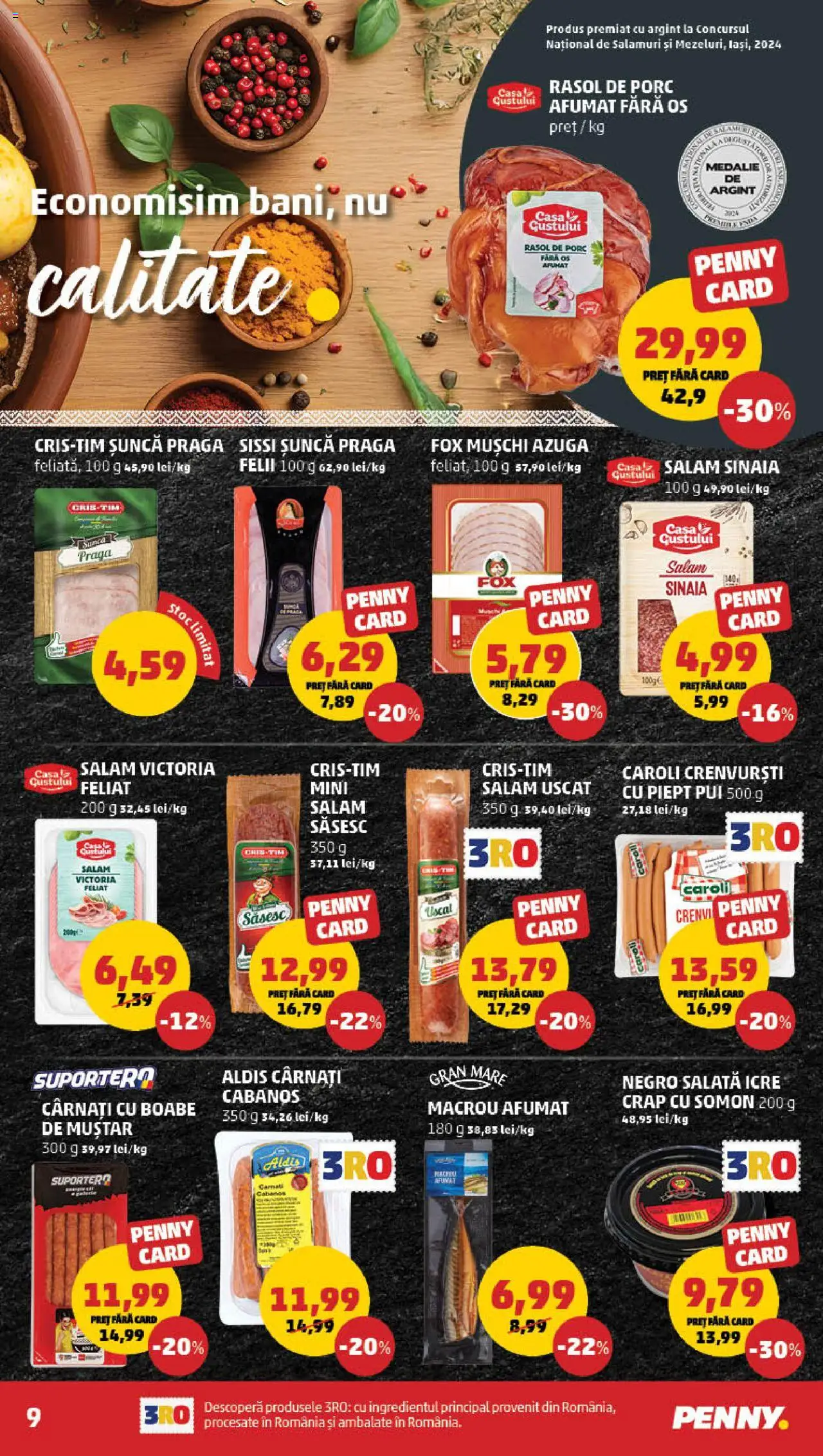 Catalog PENNY Market 23 - 30 Iulie 2025 | Pagina 9 | Produse: Hacıyatmaz Kedi Oyuncağı, Șuncă, Muștar, Rasol