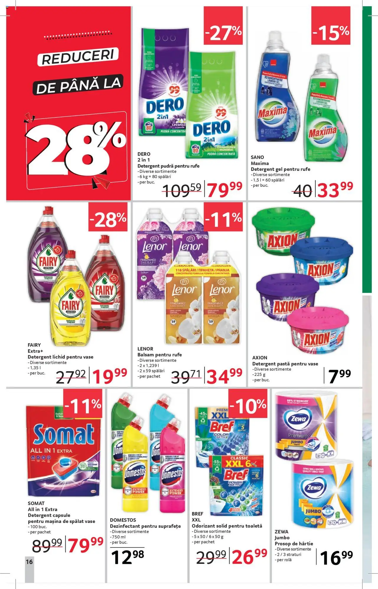 Catalog Selgros 25 - 30 Iulie 2025 | Pagina 16 | Produse: Mașină De Spălat Vase, Toaletă, Pudră, Detergent