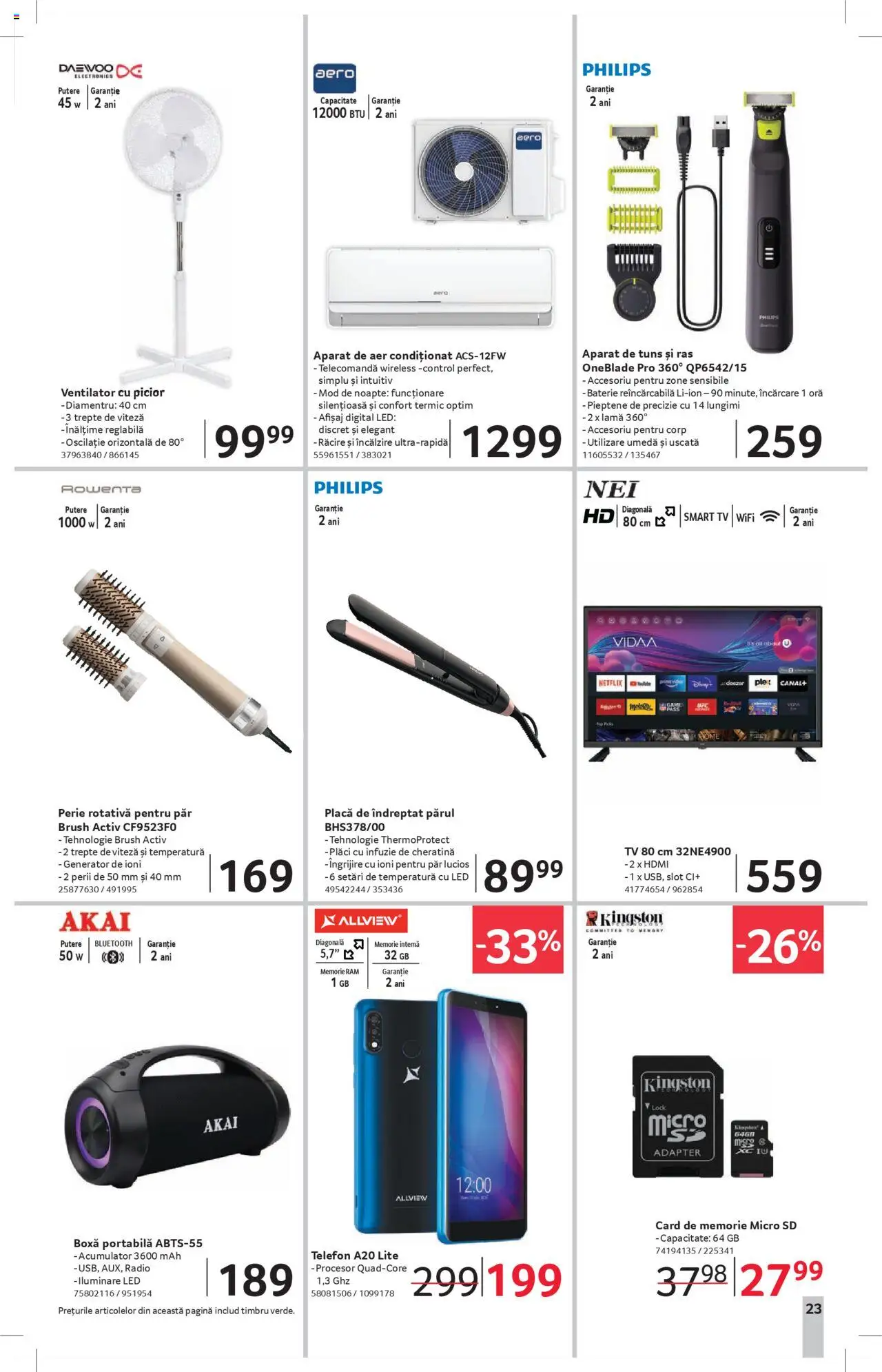 Catalog Selgros 25 - 30 Iulie 2025 | Pagina 23 | Produse: Telefon, Radio, Babak, Baterie