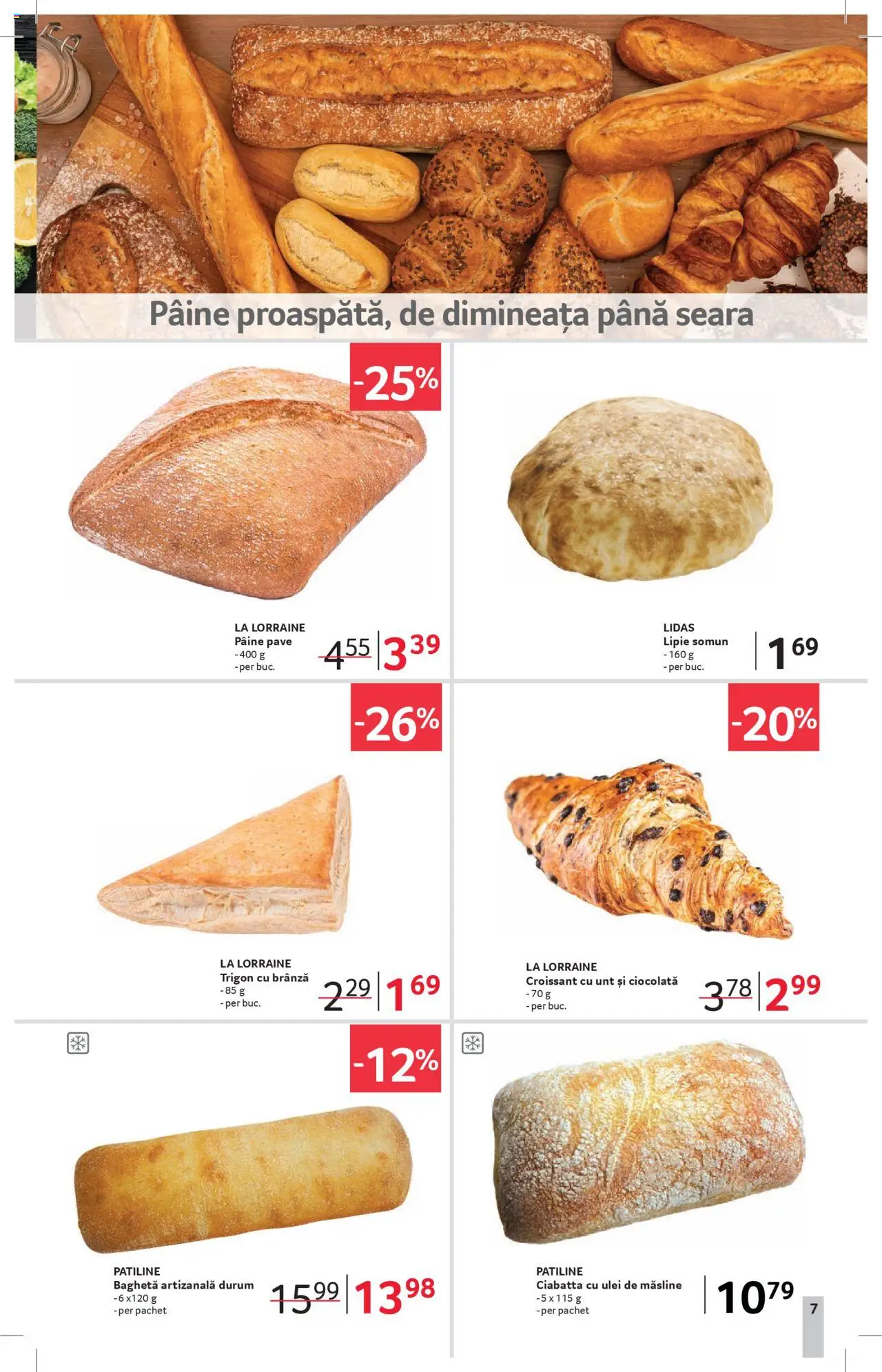 Catalog Selgros 25 - 30 Iulie 2025 | Pagina 7 | Produse: Măsline, Brânză, Ulei, Pâine