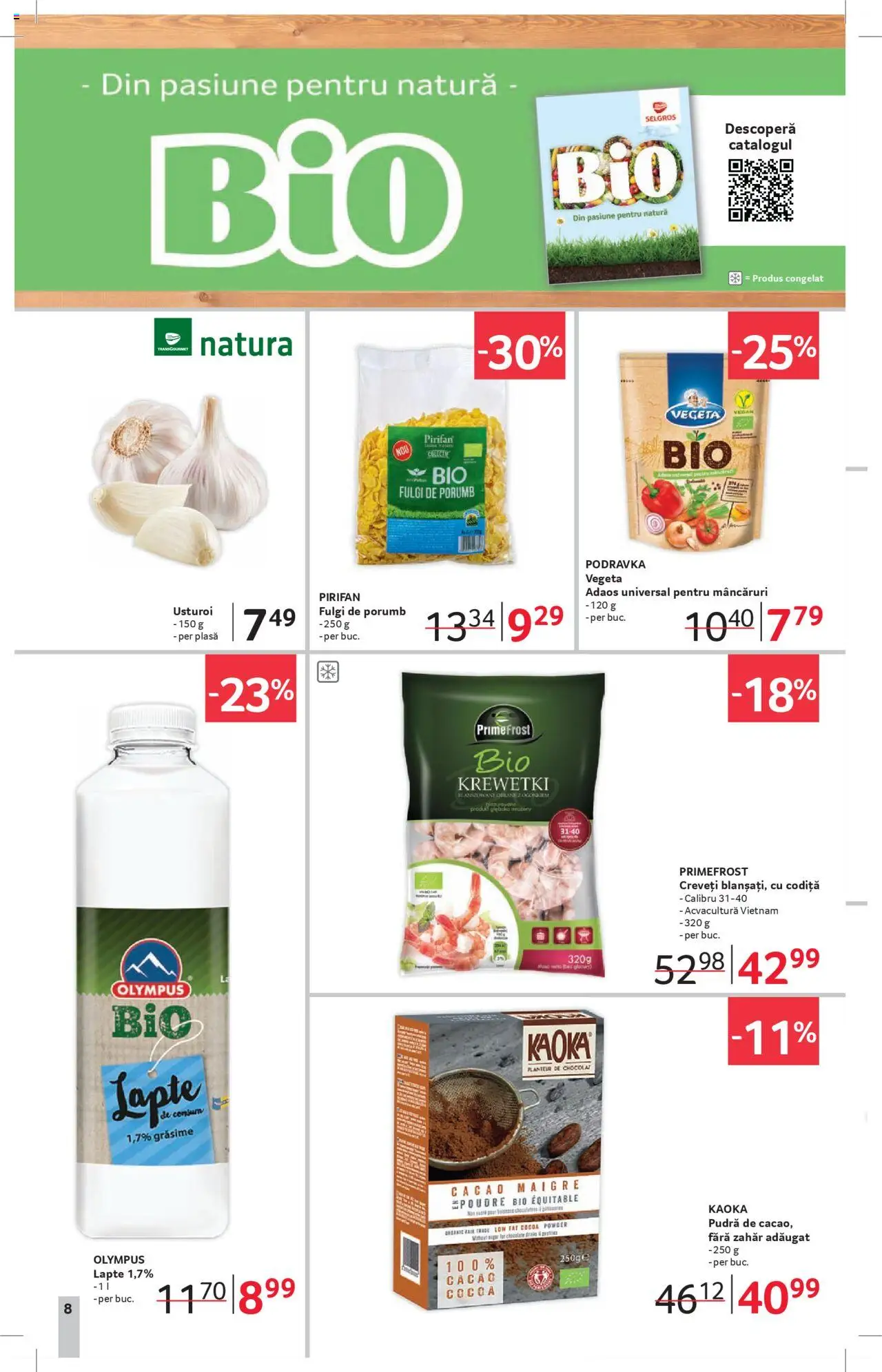 Catalog Selgros 25 - 30 Iulie 2025 | Pagina 8 | Produse: Şerit ödül, Cacao, Fulgi, Porumb